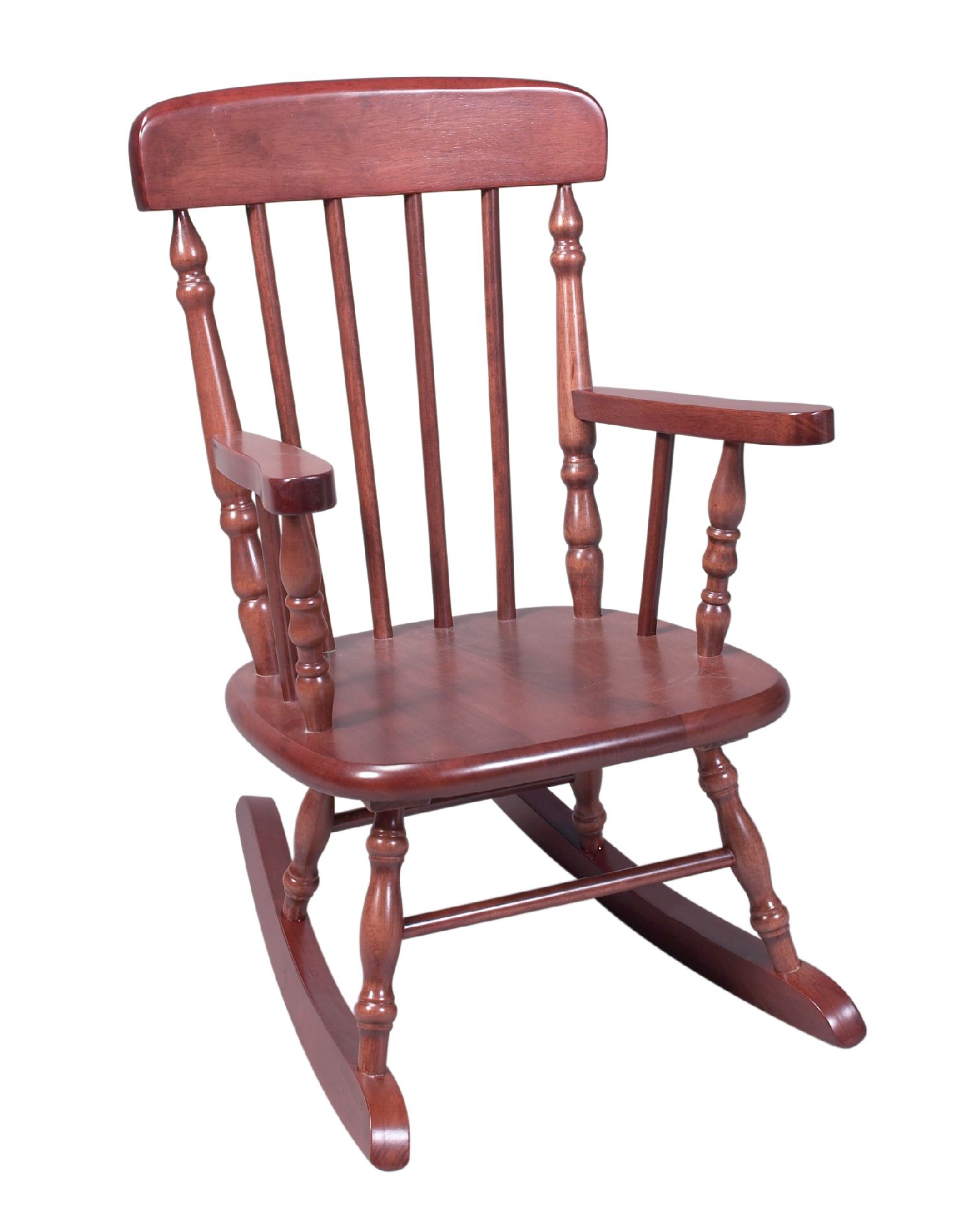 1410C Deluxe Child's Spindle Rocking Chair - Cherry