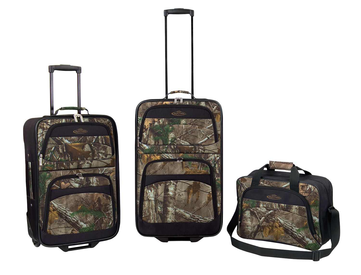 Team Realtree Camo 3Piece Luggage Set Shop Your Way Online Shopping