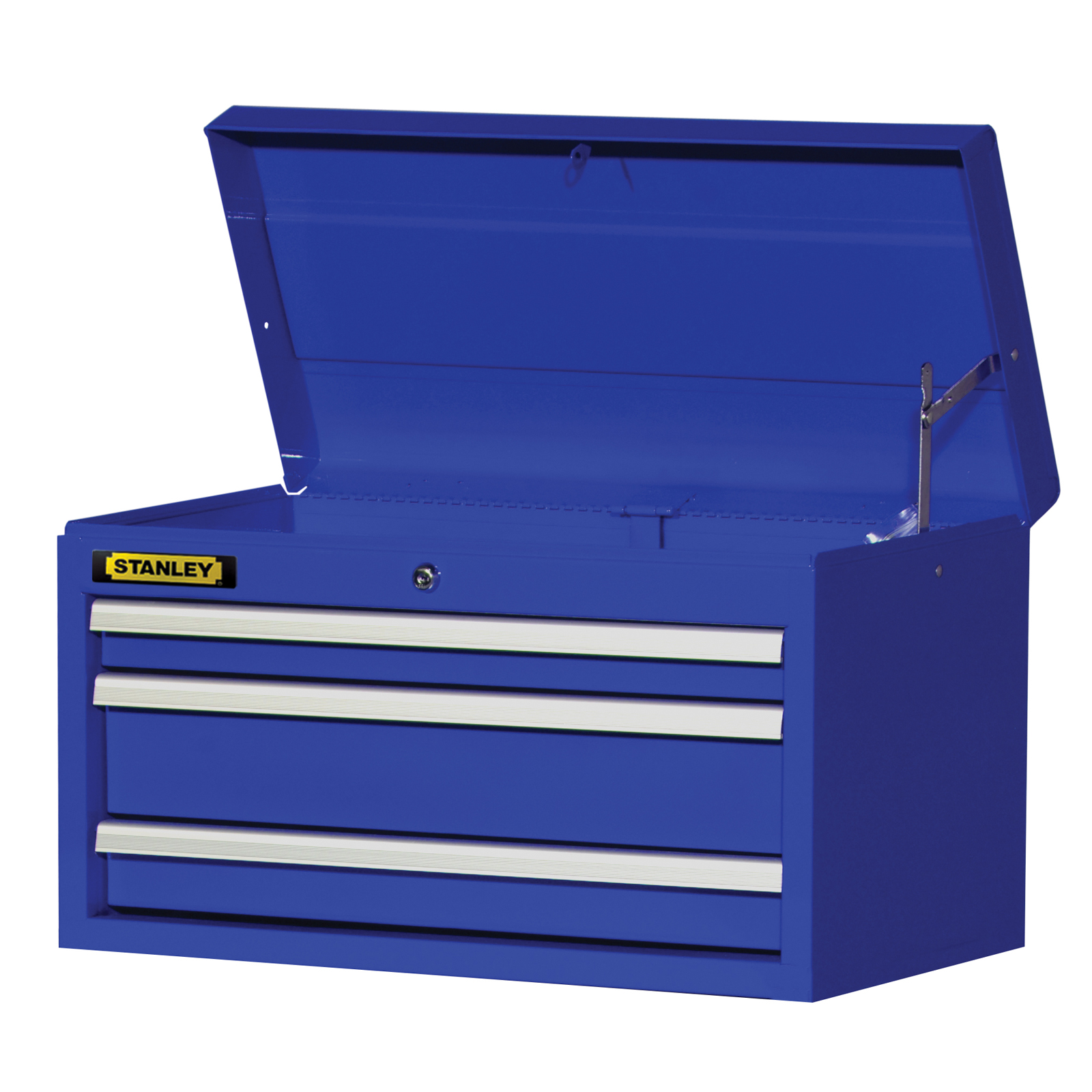 Stanley 27" 3-Drawer Ball Bearing Slides Top Chest, Blue, PLUS FREE SHIPPING