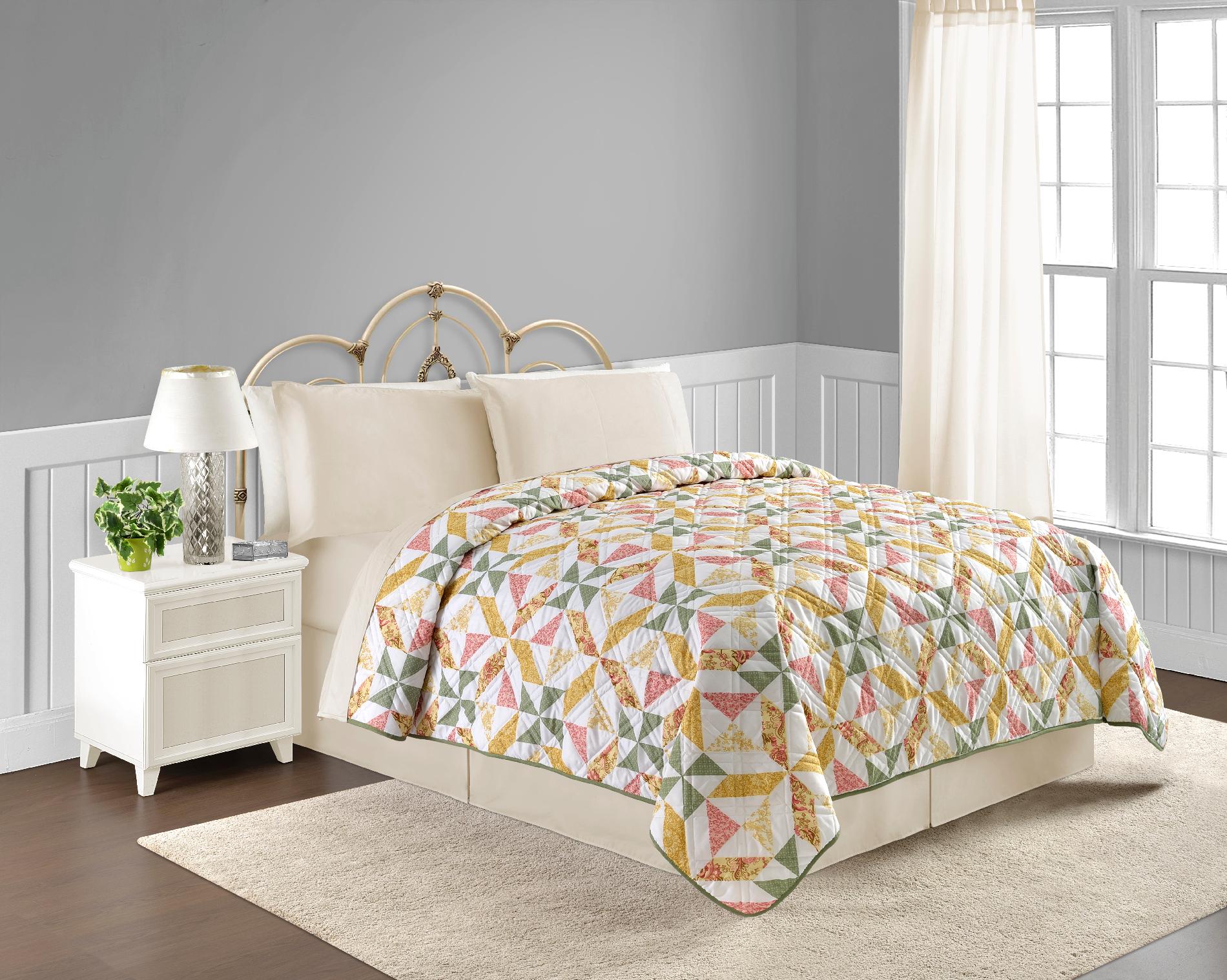 Essential Home Printed Quilt Sydney Home Bed & Bath Bedding
