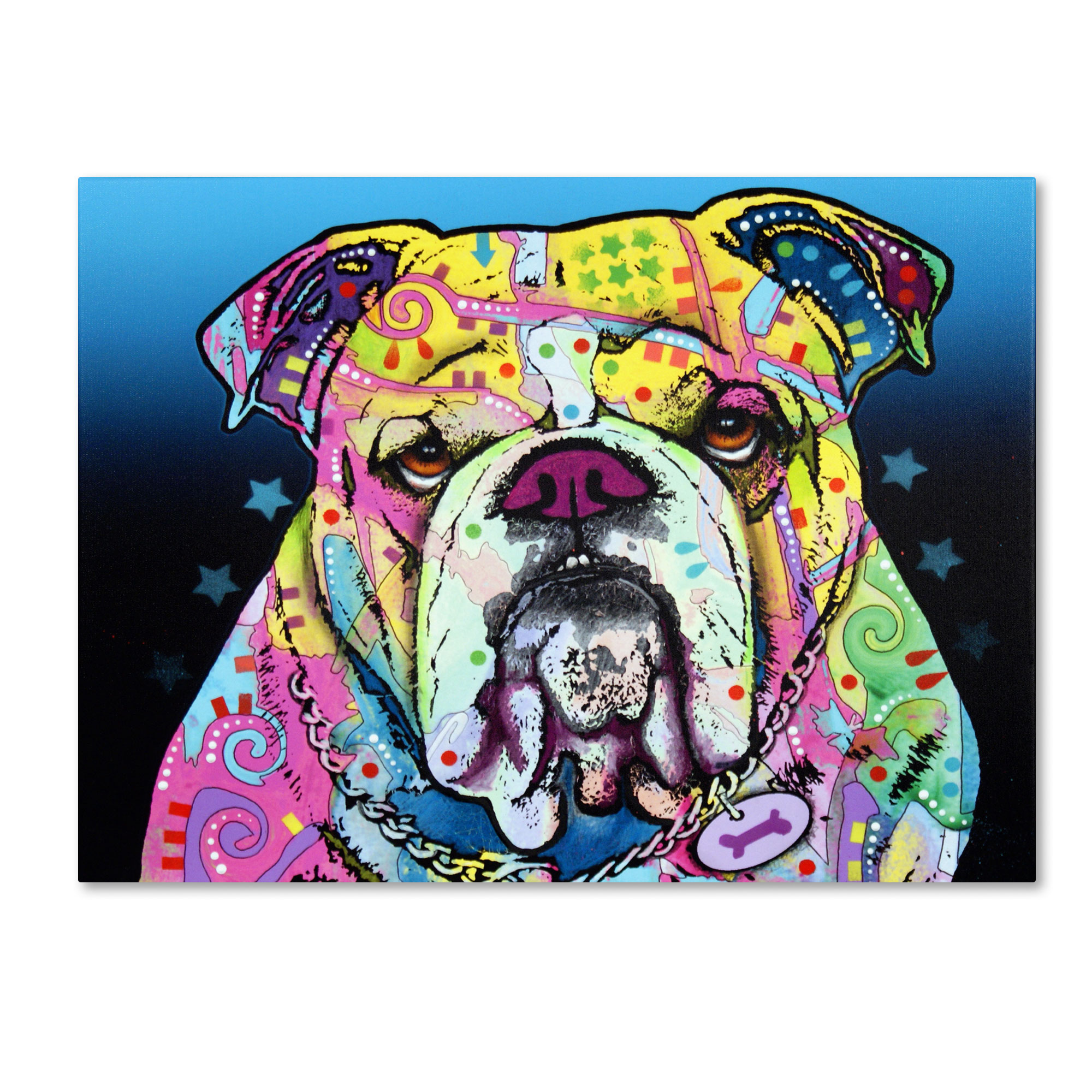 Dean Russo 'The Bulldog' Canvas Art