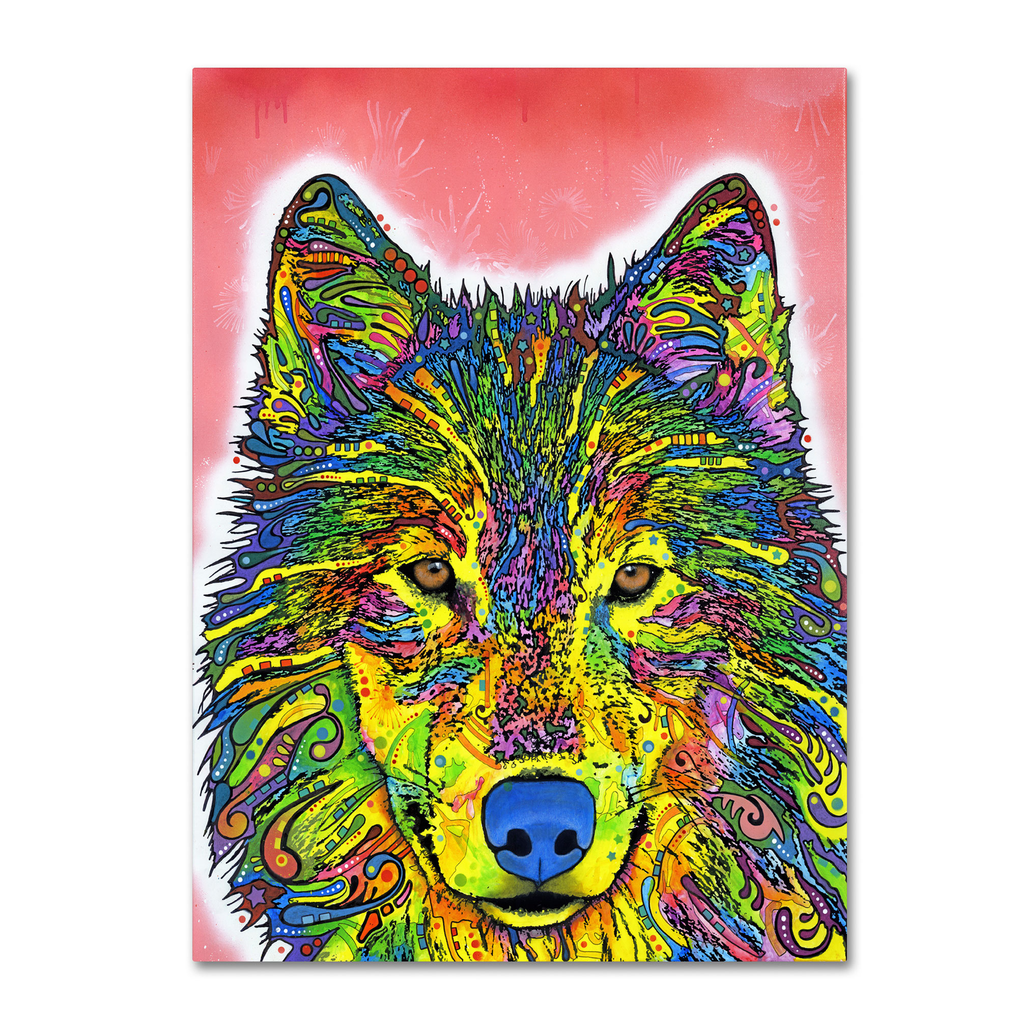 Dean Russo 'Wolf' Canvas Art