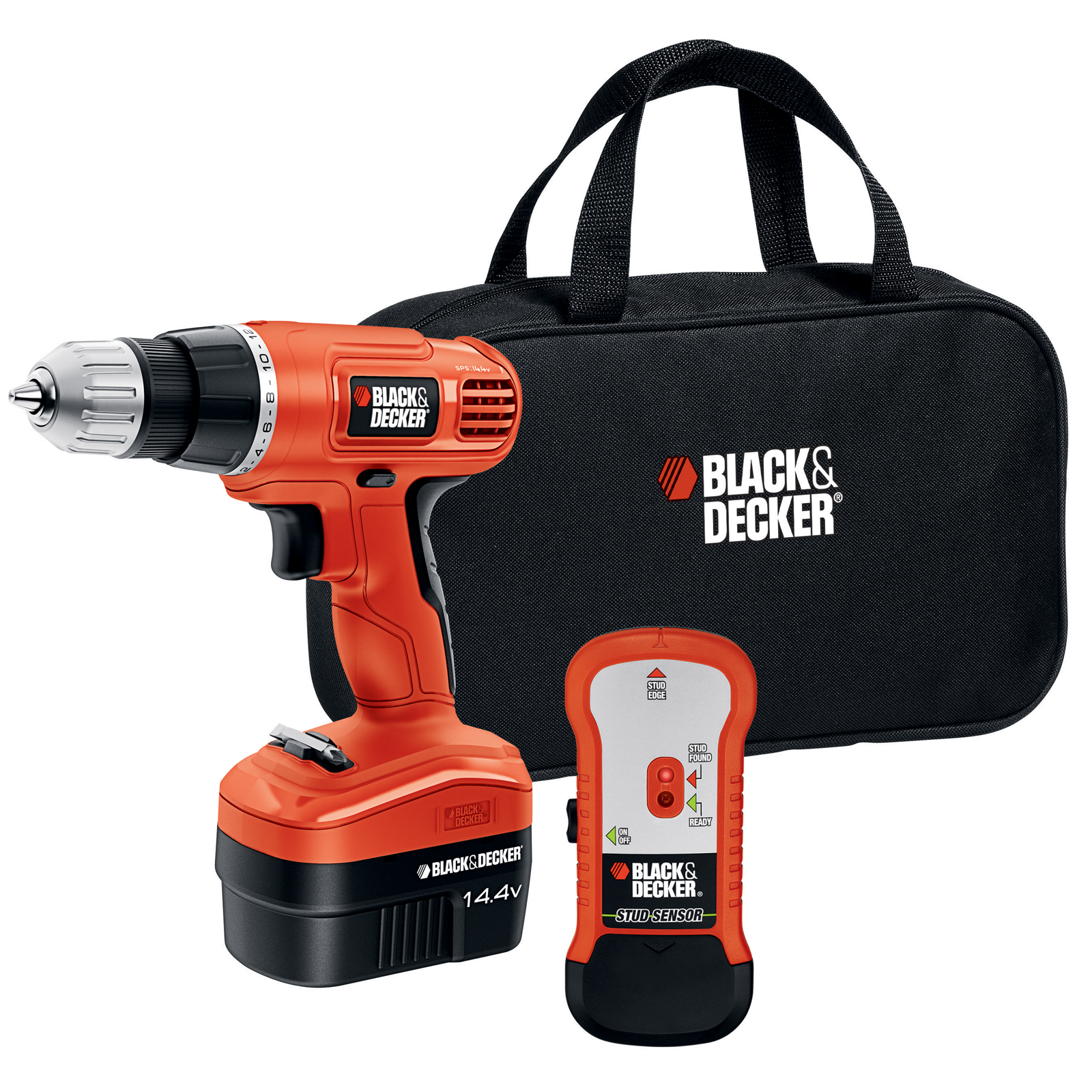 UPC 885911078184 Black & Decker 14.4V Cordless Drill with Stud Sensor