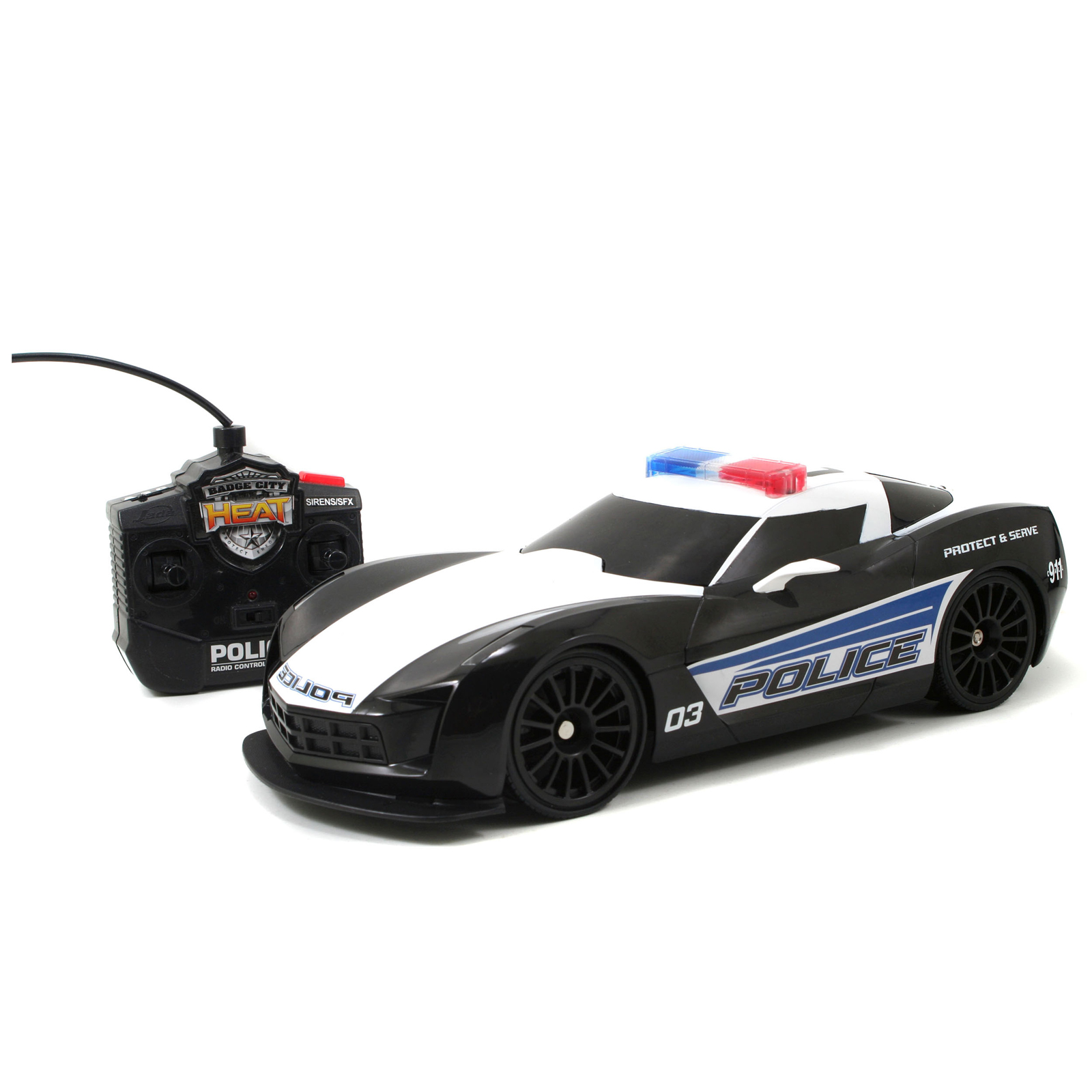 Heat 1:16 2009 Corvette Stingray Concept Remote Control Car with Lights and Sounds