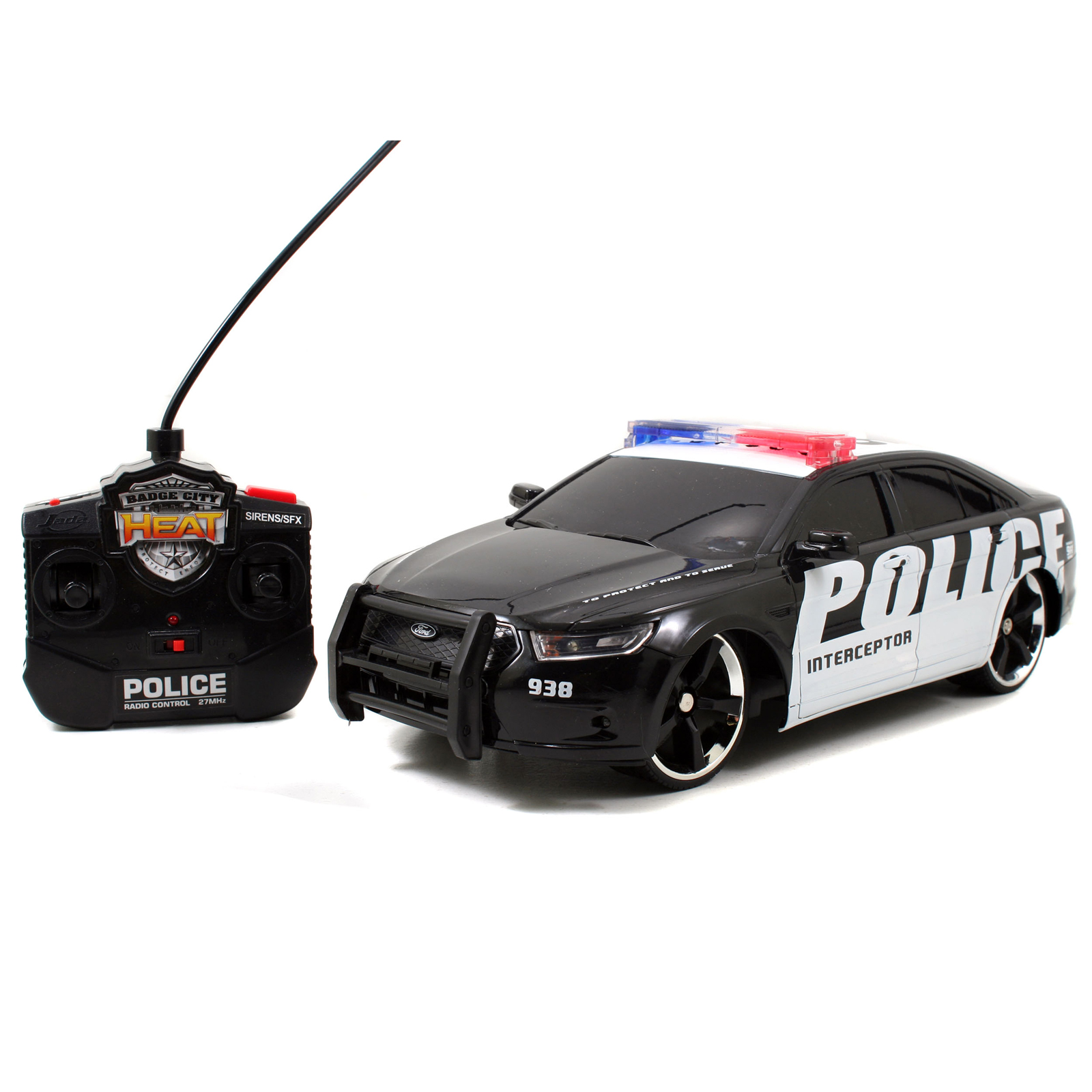 Heat 1:16 2013 Ford Interceptor Remote Control Car with Lights and Sounds