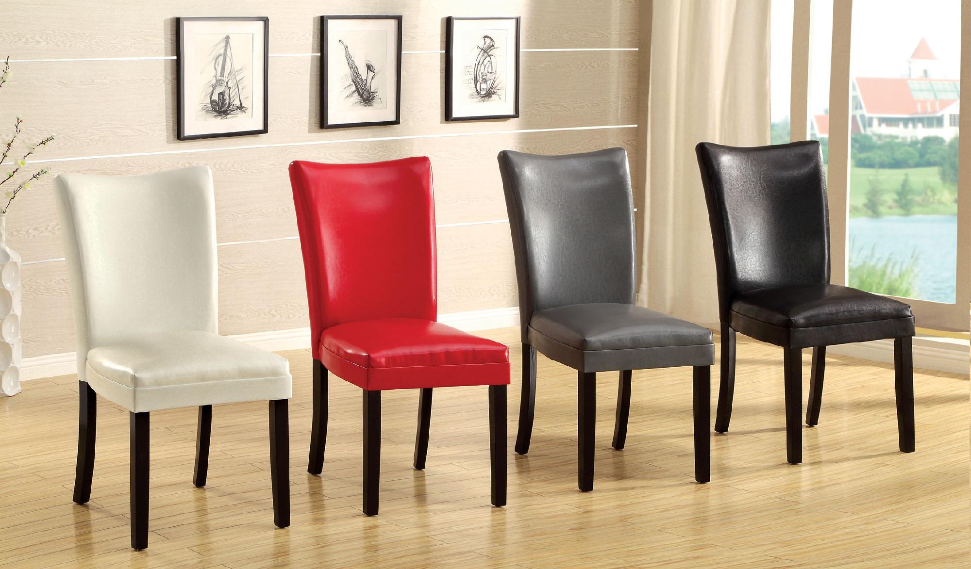 Grangas Leatherette Side Chairs (Set of 2)