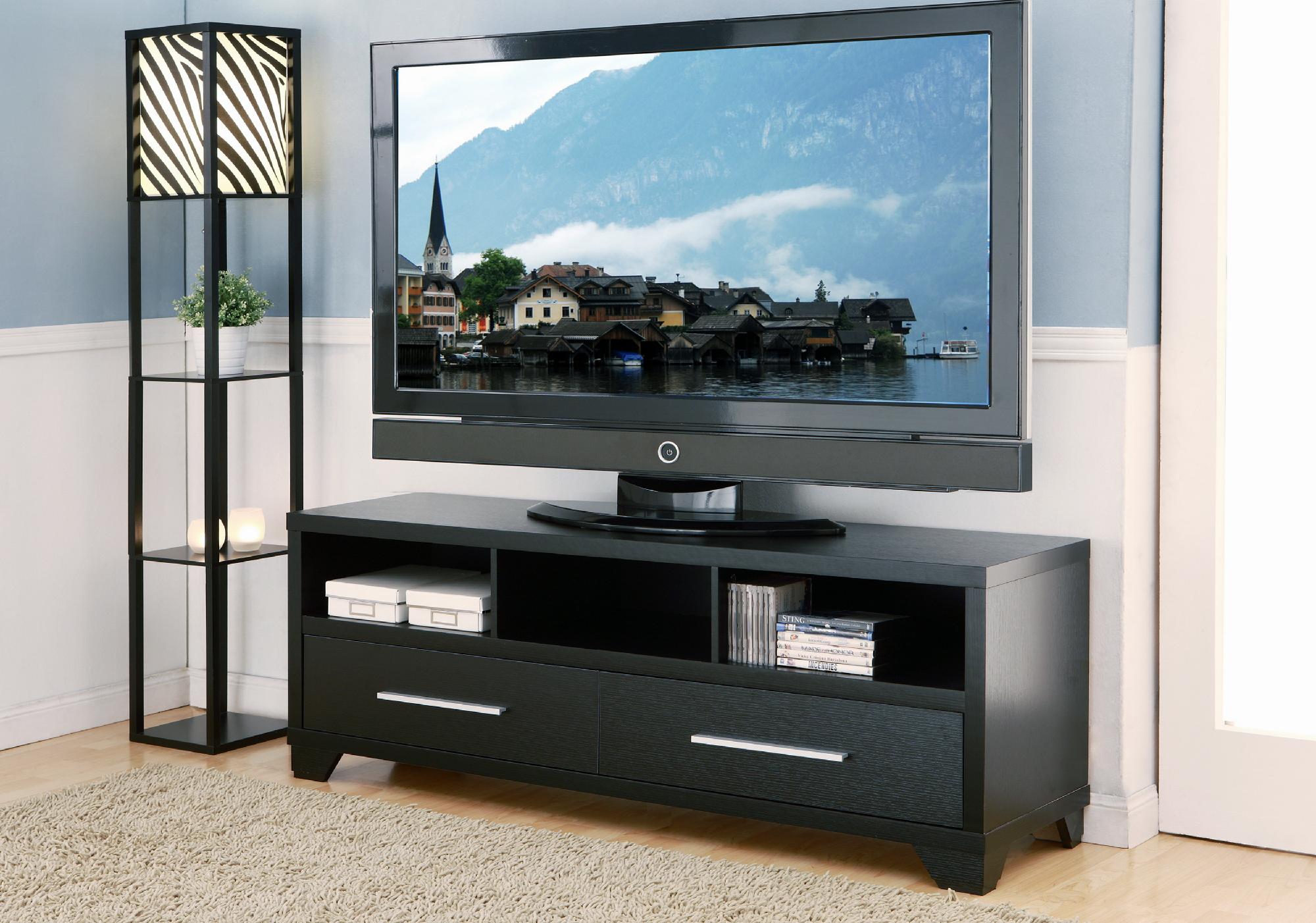 Furniture of America Fenner 2-Drawer Black