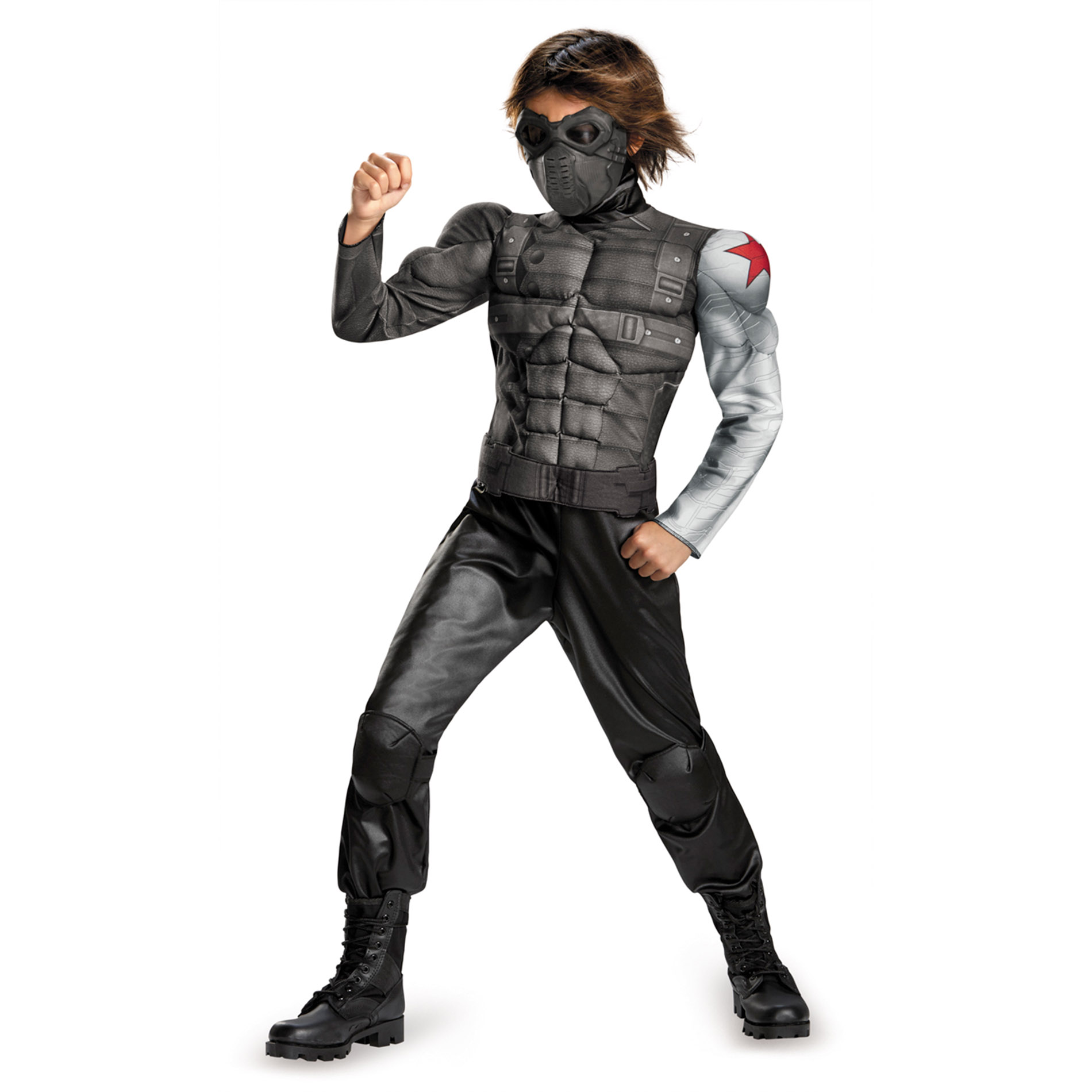 Boys' Winter Soldier Muscle Halloween Costume