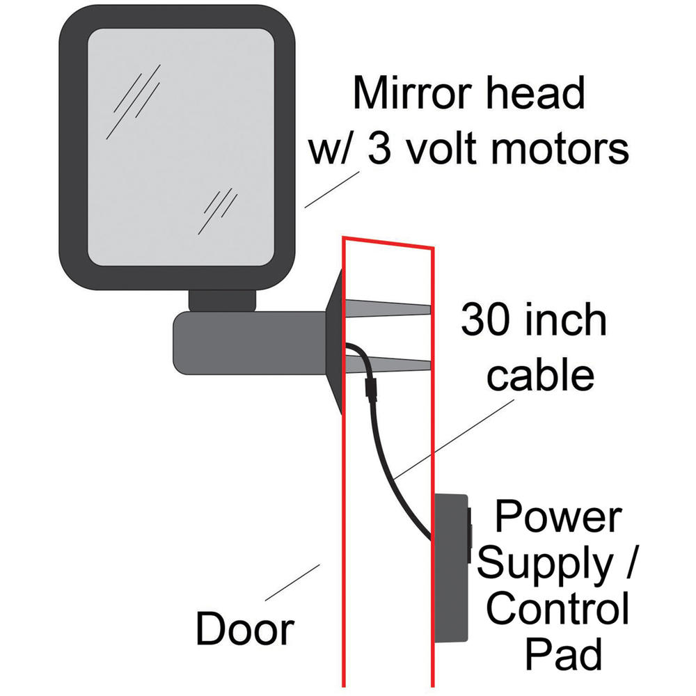 Exterior Power Mirror Kit