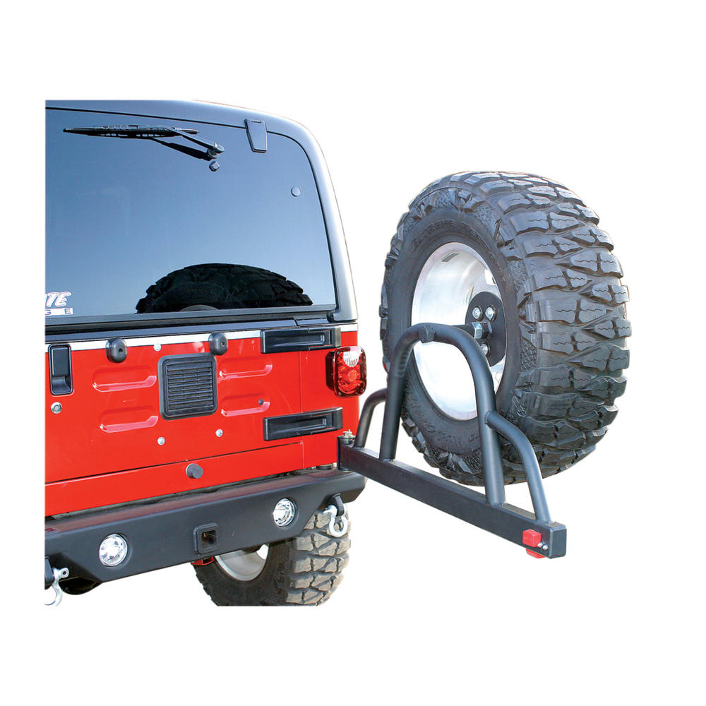 Rear Recovery Bumper with Swing Away Tire Carrier