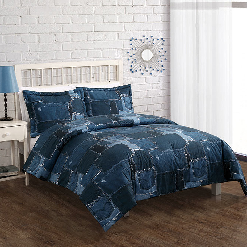 Jean Patch Comforter Set with Sham(s)