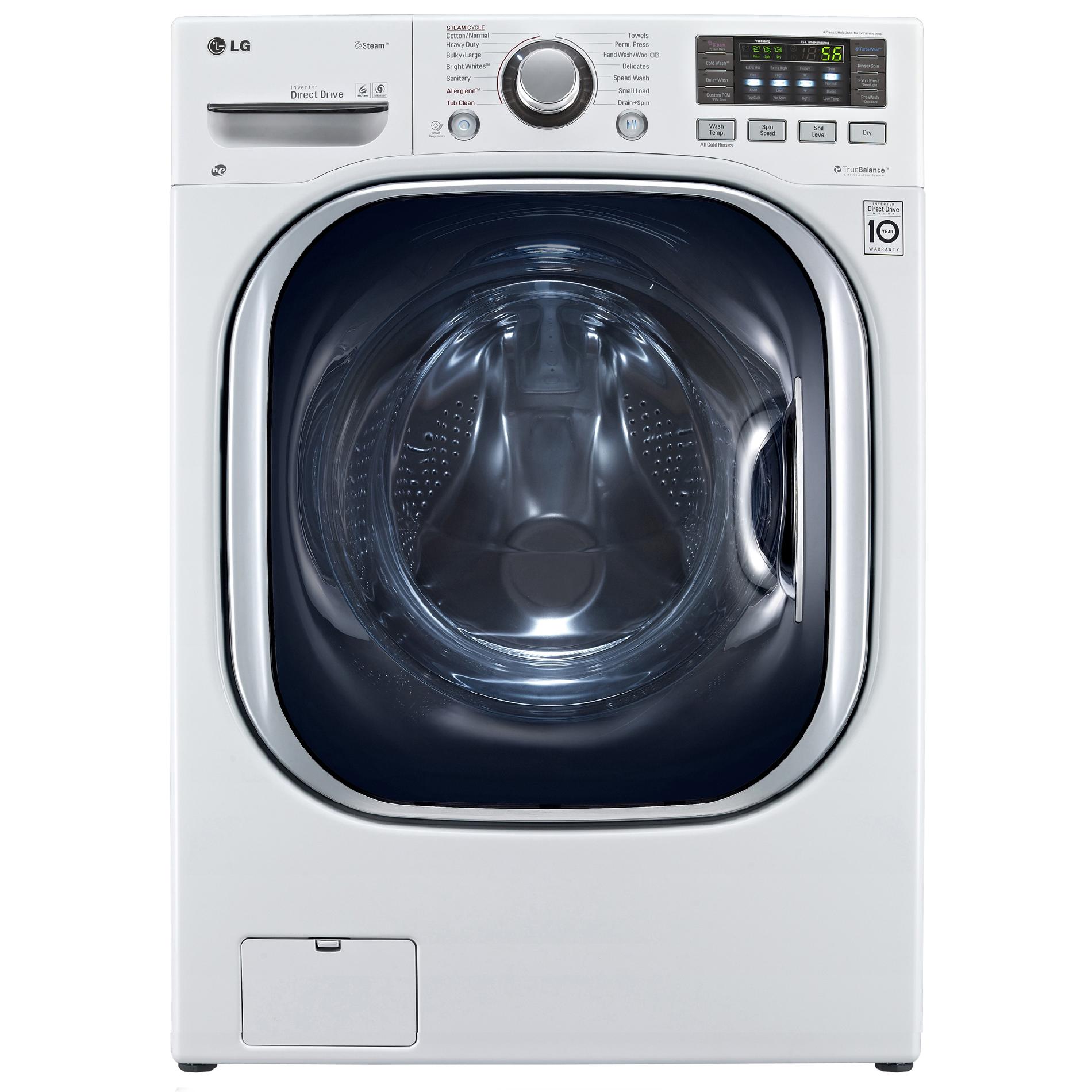 LG WM3997HWA 4.3 cu.ft. Ultra Large Capacity Front Load Washer / Dryer