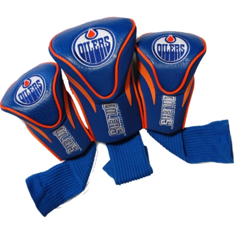 Edmonton Oilers 3 Pack Golf Contour Sock Headcovers