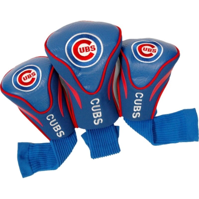 Chicago Cubs 3 Pack Golf Contour Sock Headcovers