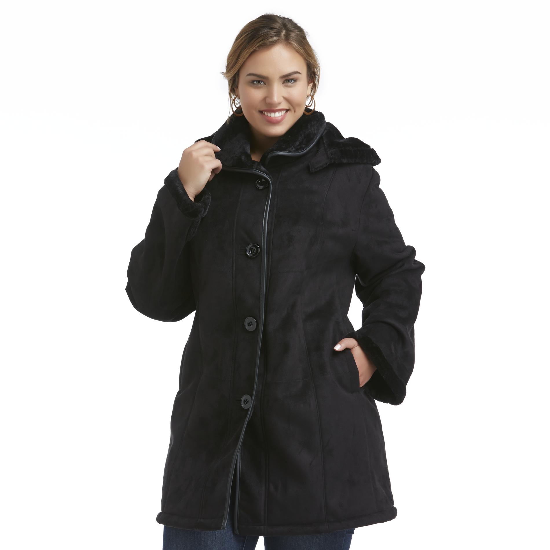 Quilted coats for women plus sizes sears