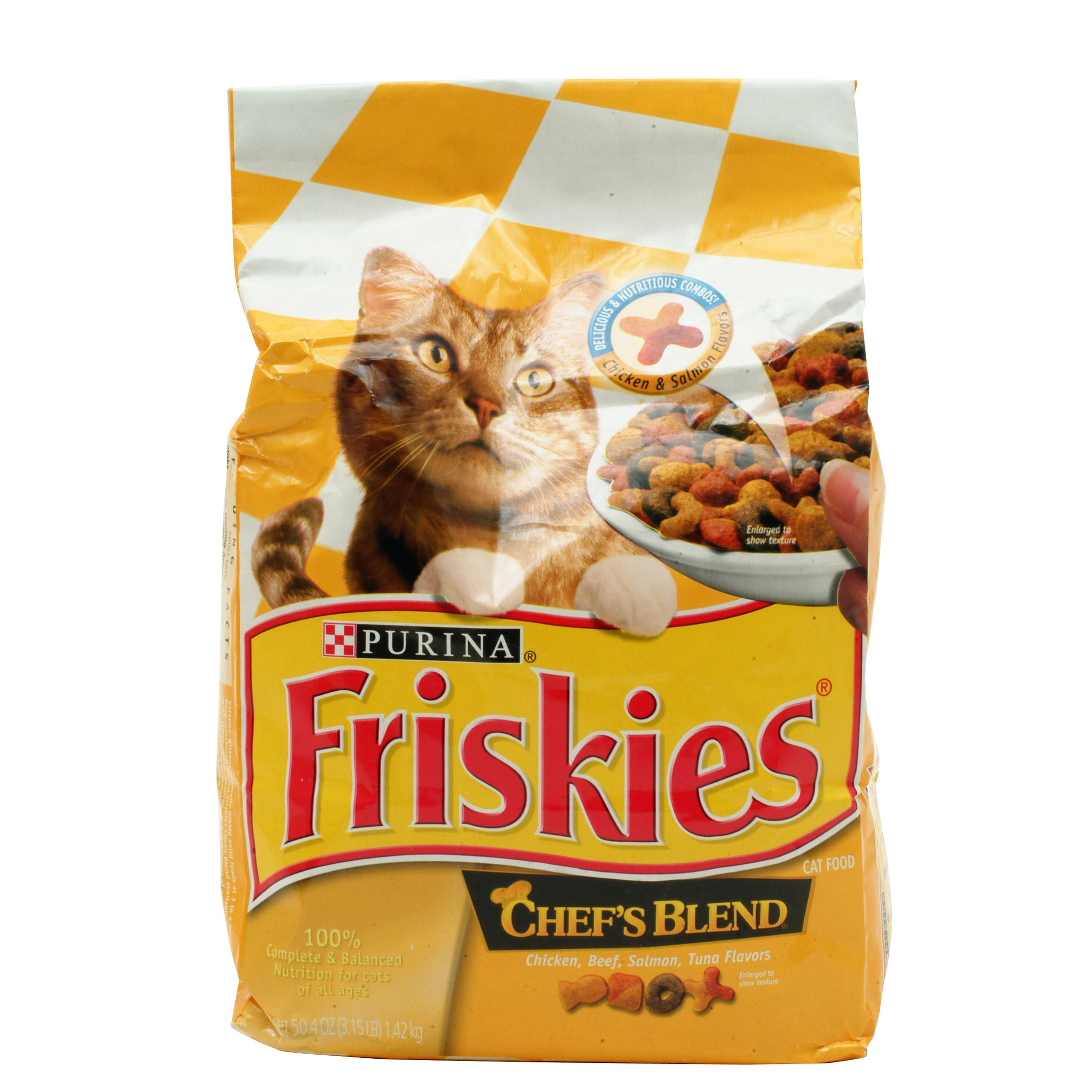 Friskies Chefs Blend Dry Cat Food 4.5 Pound Bag Pet Supplies Cat