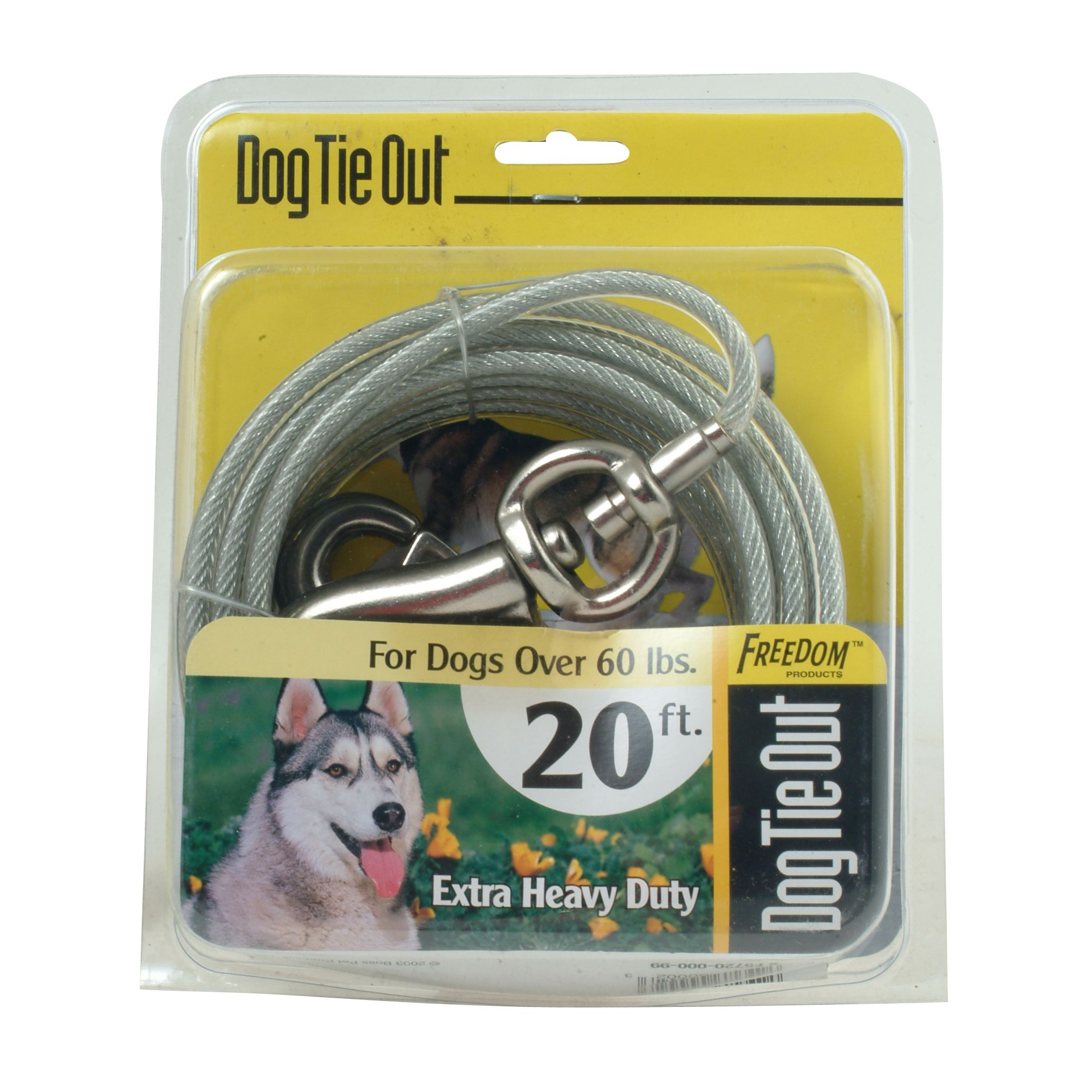 Dog Tie Out Cable Boss Pet Products Prestige Super Beast XXL 40