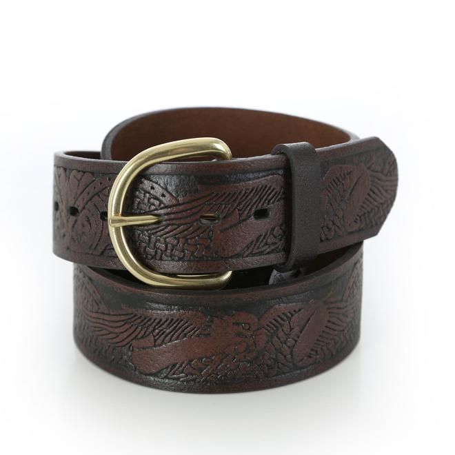 Wrangler Men's Synthetic Leather Belt Eagle