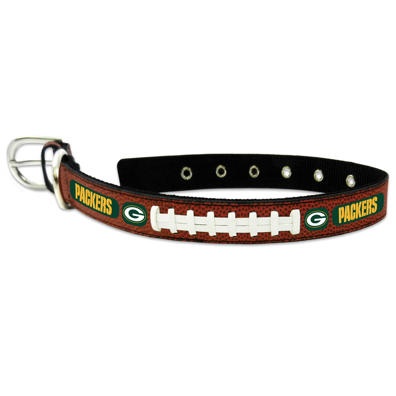 GAMEWEAR Green Bay Packers Classic Leather Football Collar