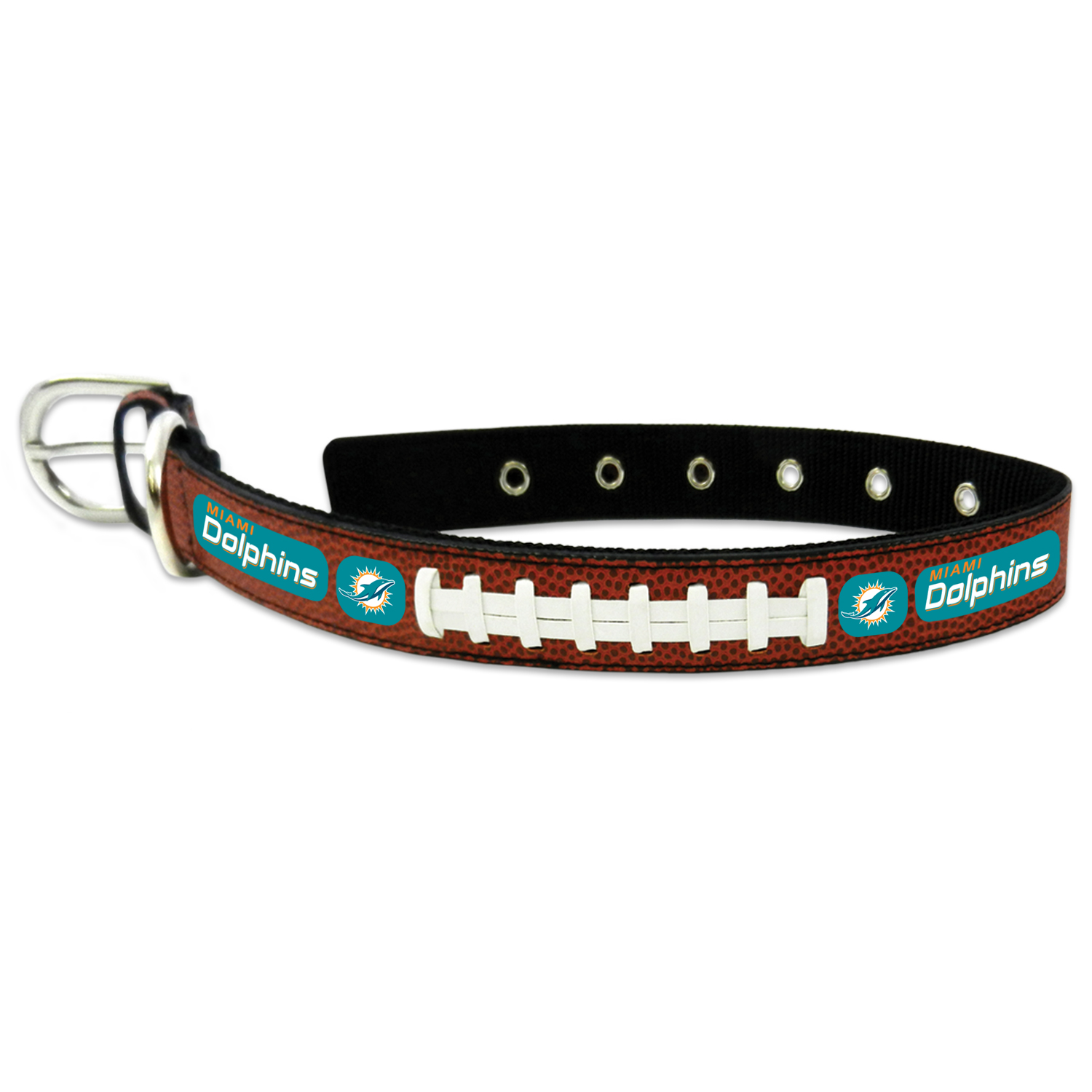 GAMEWEAR Miami Dolphins Classic Leather Football Collar
