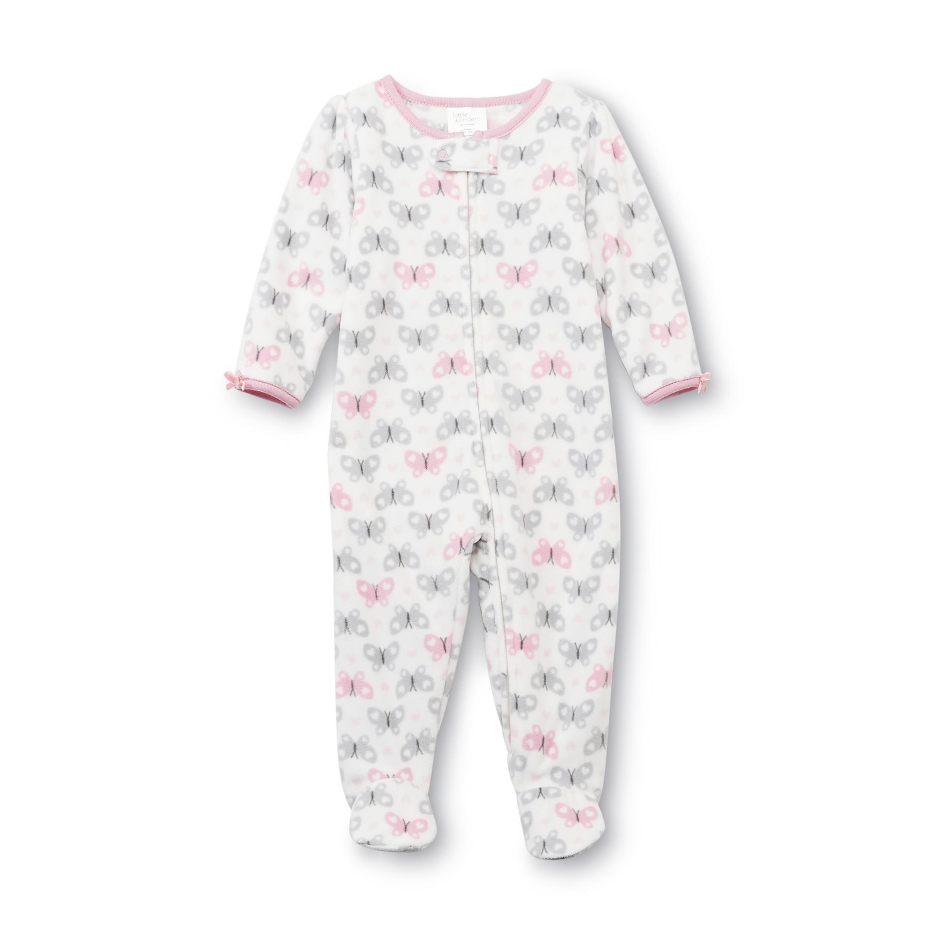 Small Wonders Newborn Infant Girl's Fleece Sleeper Costume Bear best