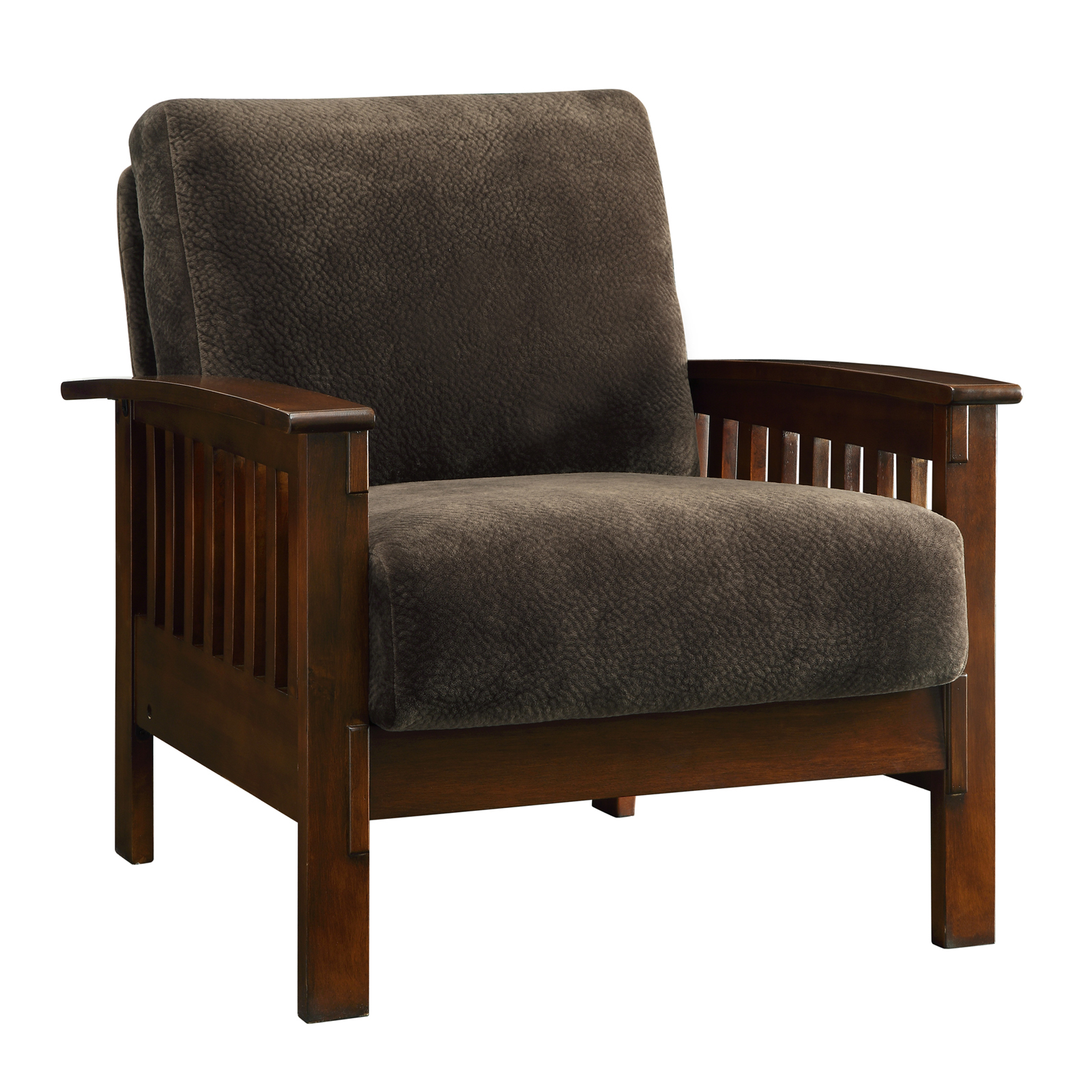 Marlin Mission-Inspired Arm Chair in Dark