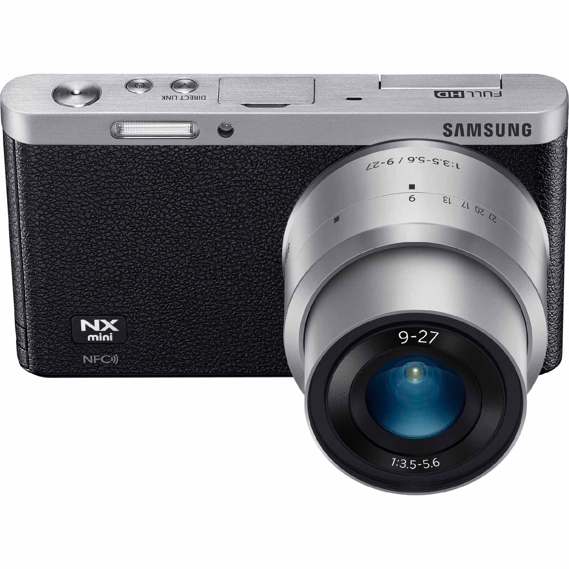 20.5-Megapixel NX Mini Smart Digital Camera with 9-27mm Lens - Black