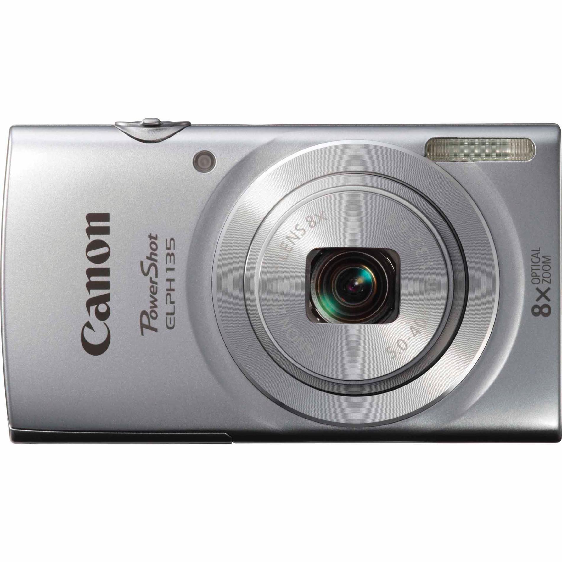 Canon 16.0-Megapixel PowerShot ELPH 135 Digital Camera - Silver