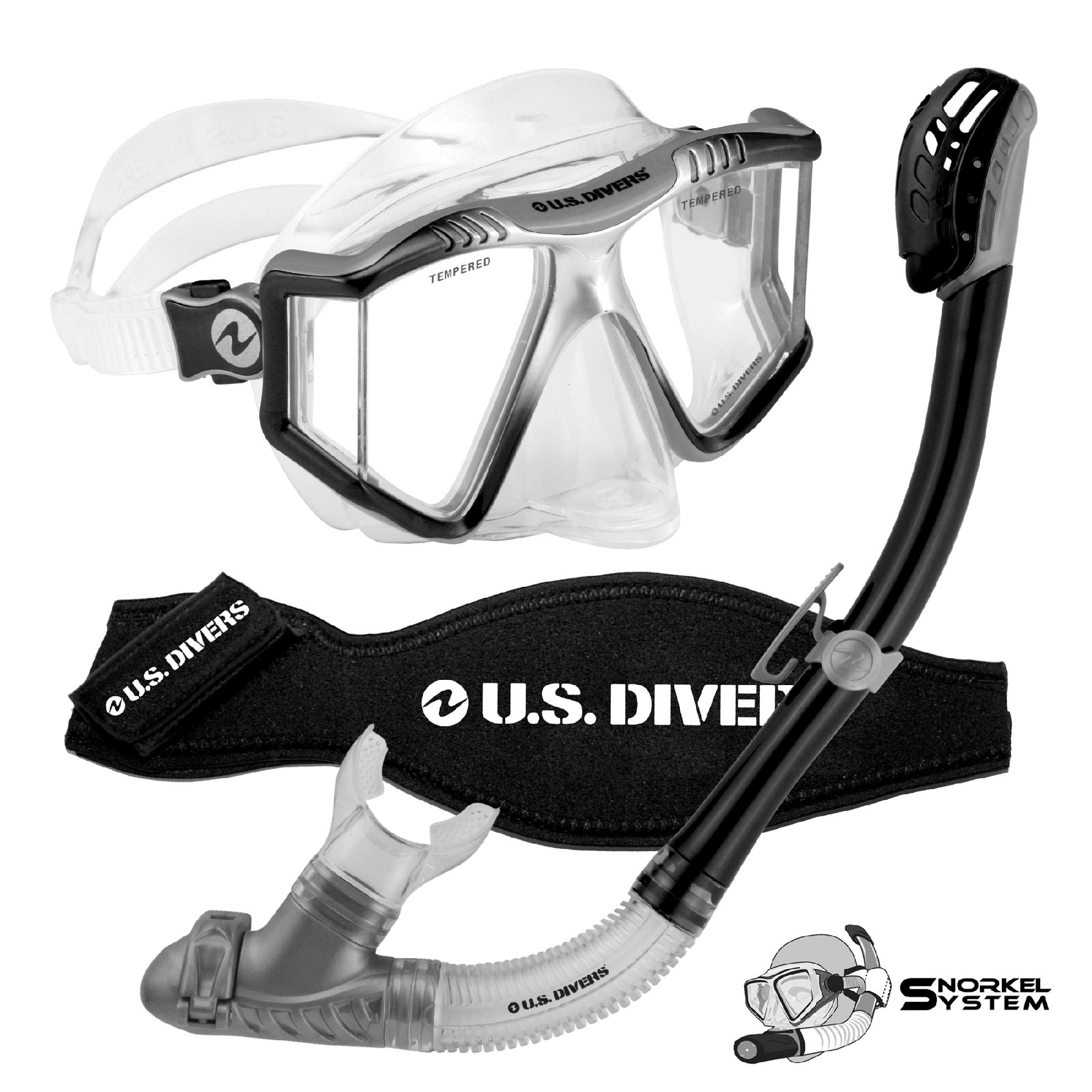 Lux Mask Snorkel System Black