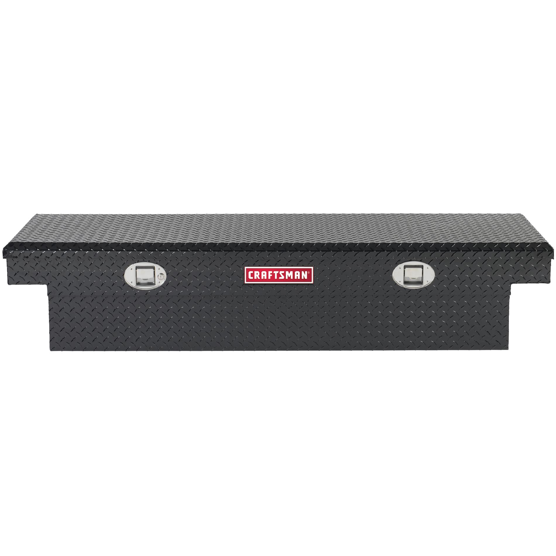 Craftsman Black Full Size Single Lid Crossover Truck Box with Paddle