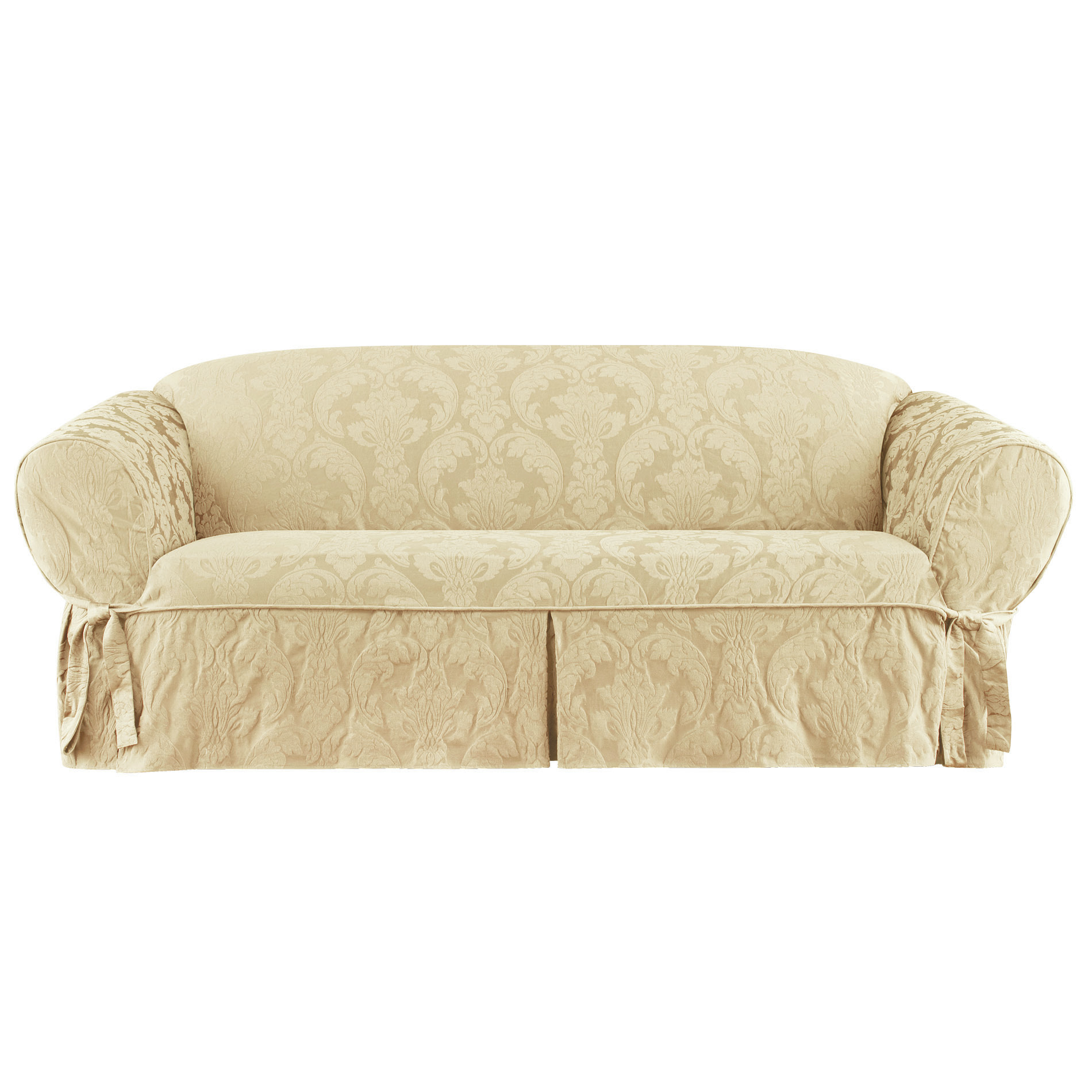 sofa covers sears ~ sure fit matelasse damask sofa slipcover home home sofa covers sears ~ sure fit matelasse damask sofa slipcover home home
