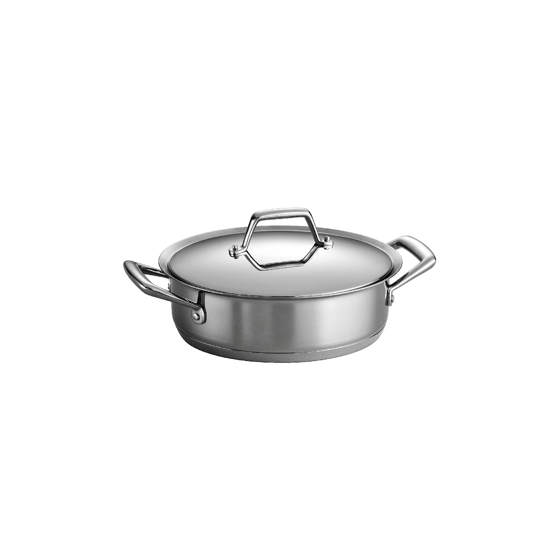 Gourmet Prima 18/10 Stainless Steel 3 Qt Covered Casserole