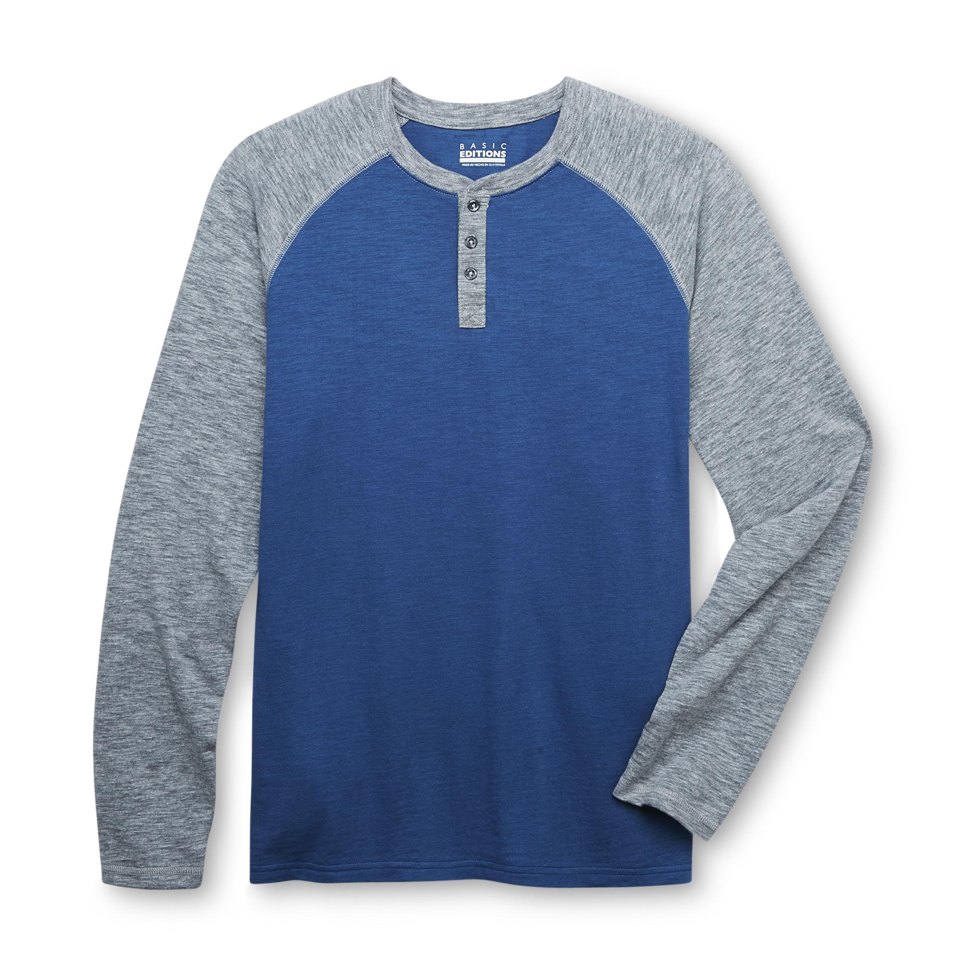 Basic Editions Men's Henley Shirt