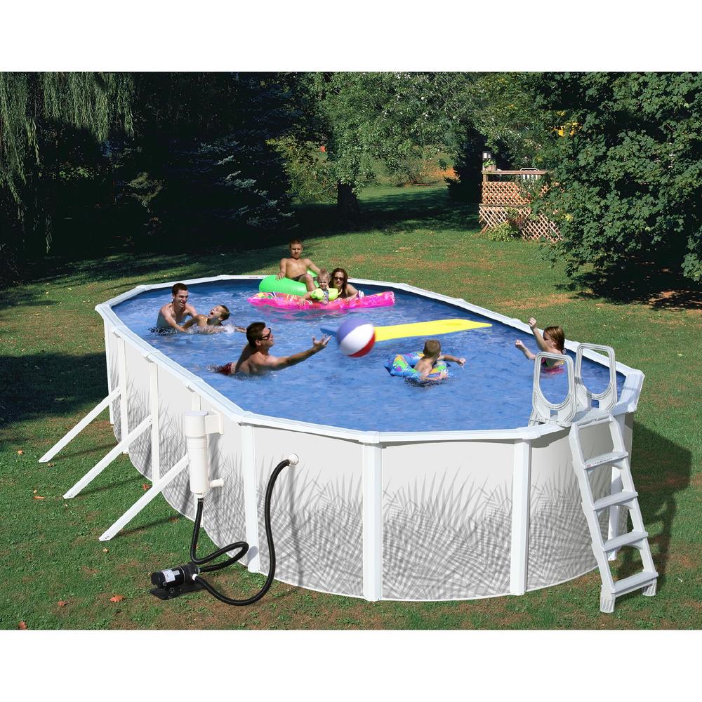 24ft x 12ft x 48in  Heritage Opal Oval Pool Package