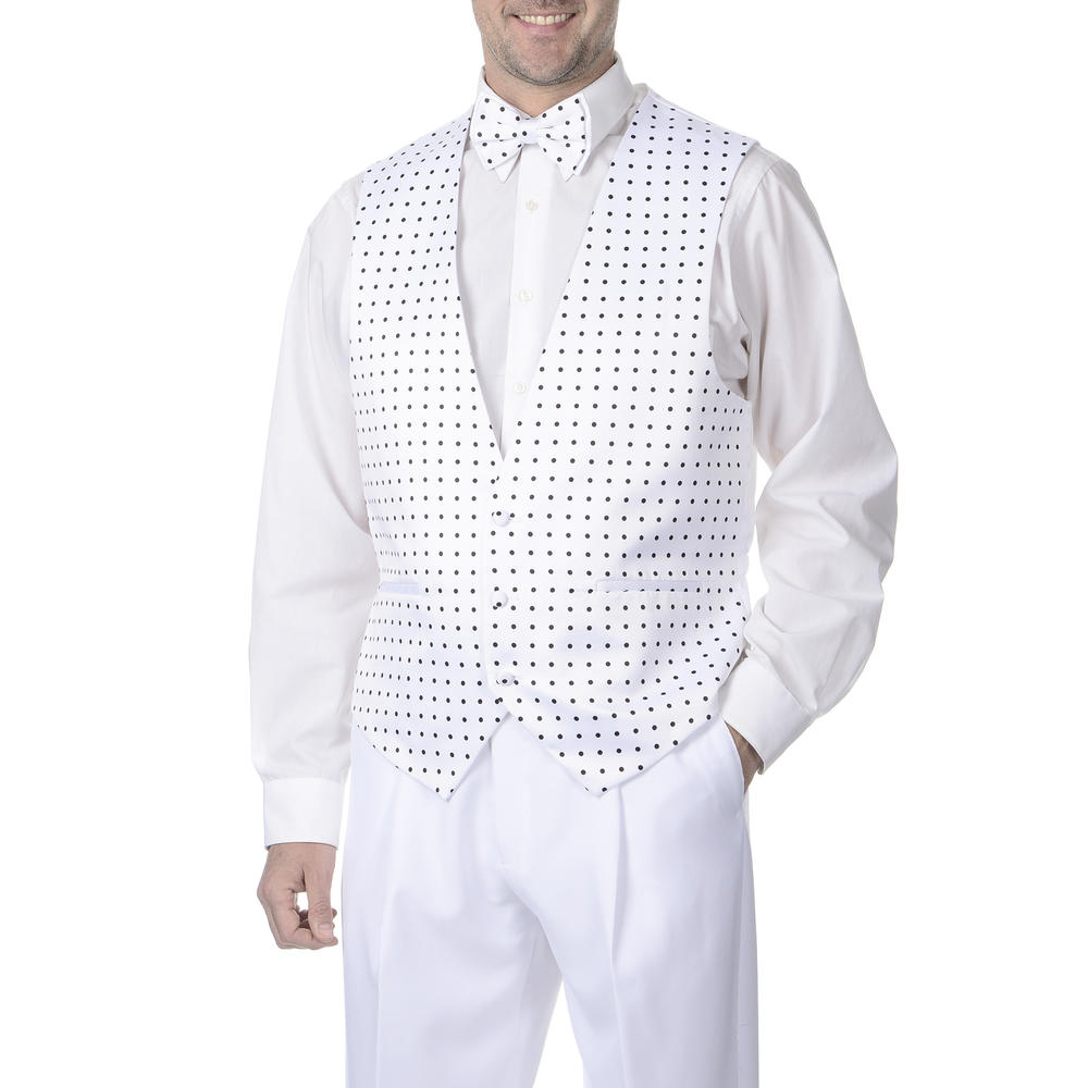 Men's White 5 Piece Suit