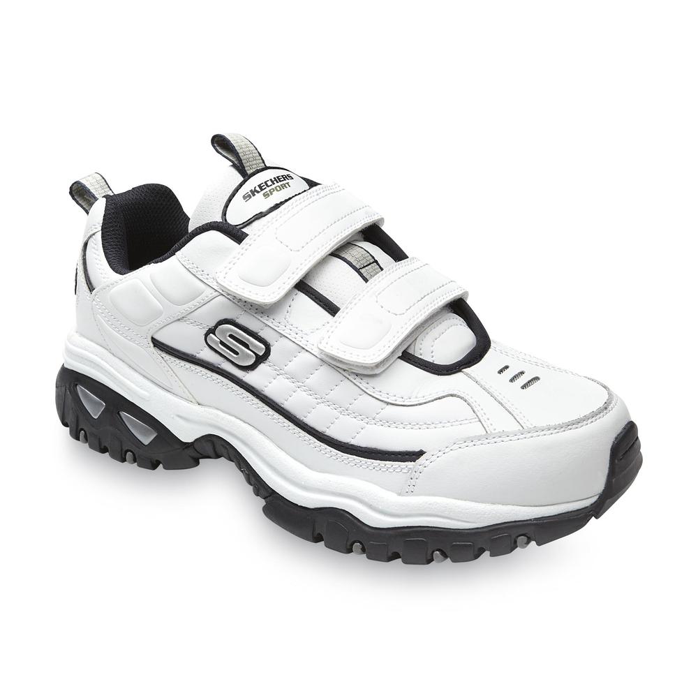 Men's Fixed Up Athletic Walking Shoe - White/Navy Wide Width