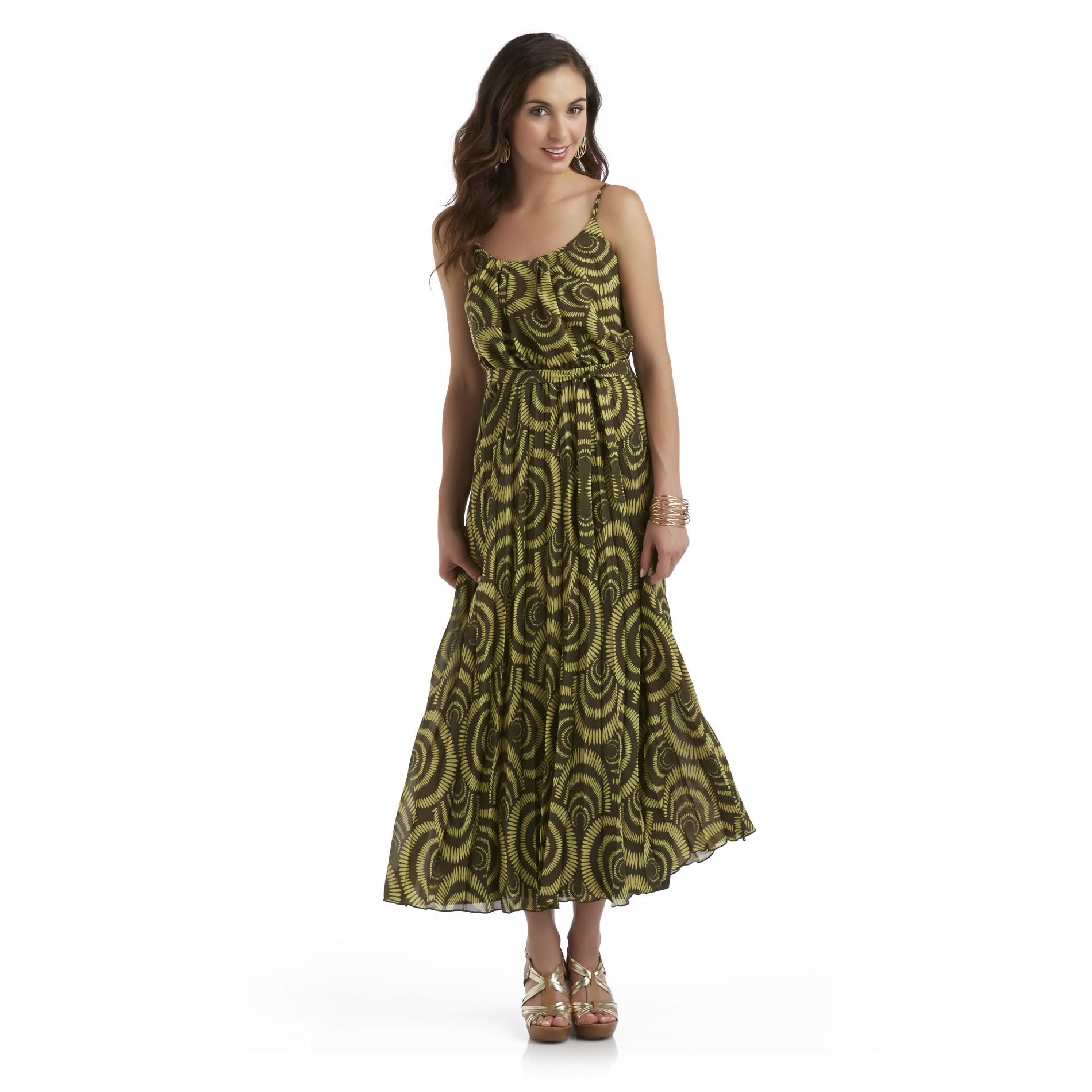 Robbie Bee Women's Chiffon Sundress - Geometric at Sears