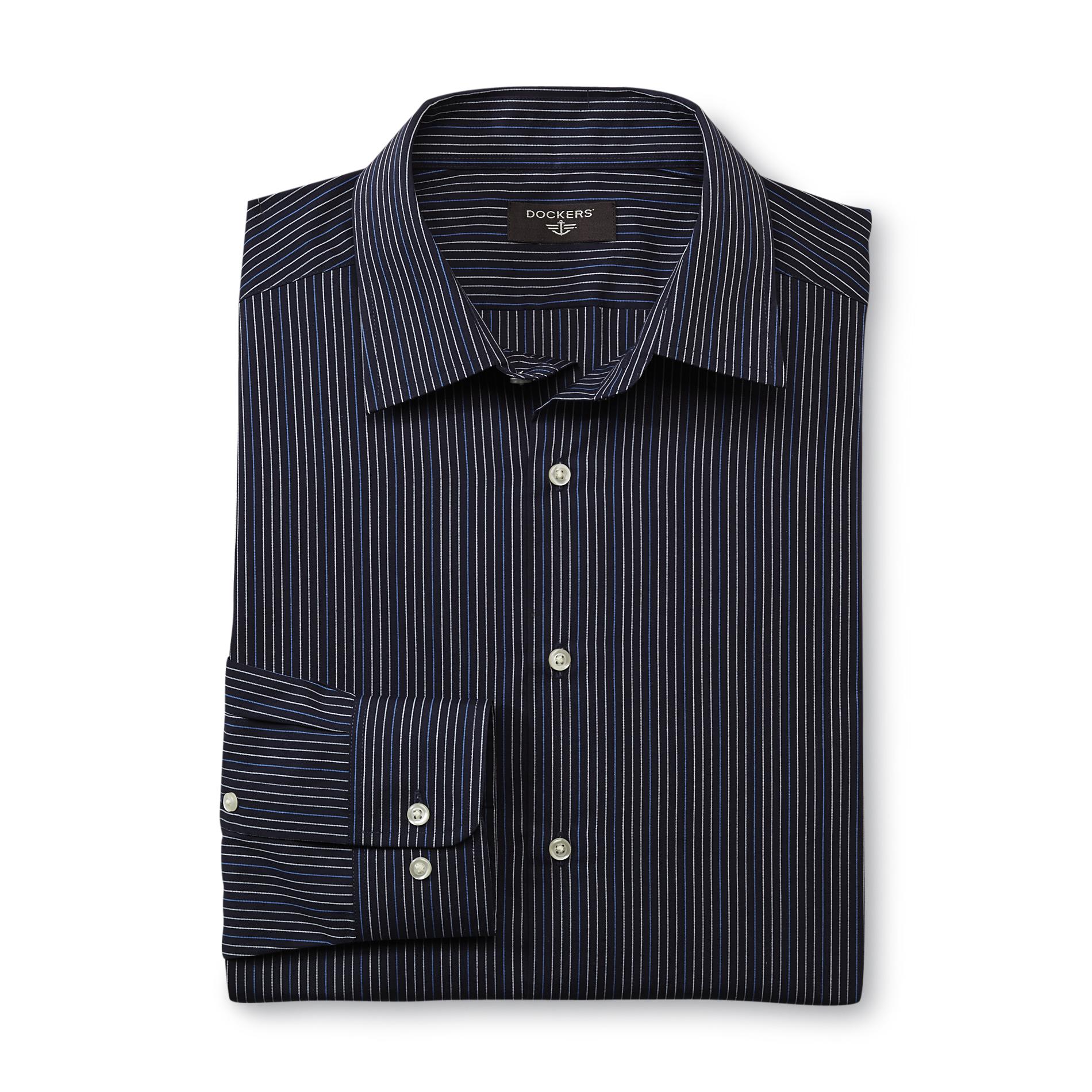 Men's Fitted Dress Shirt - Striped