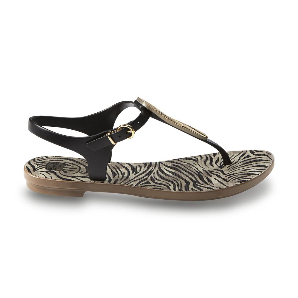 Women's Wynn Zebra Print Flat Sandal