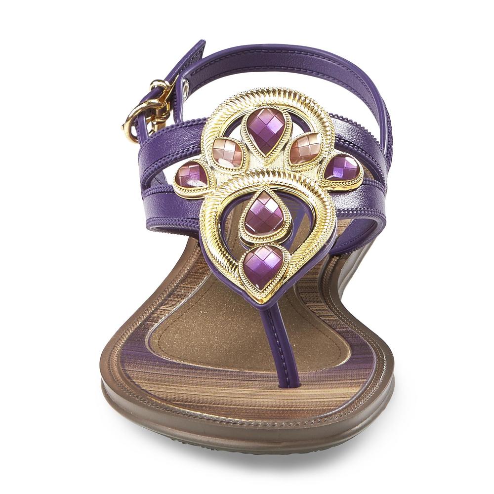 Women's Weston Purple Embellished Sandal