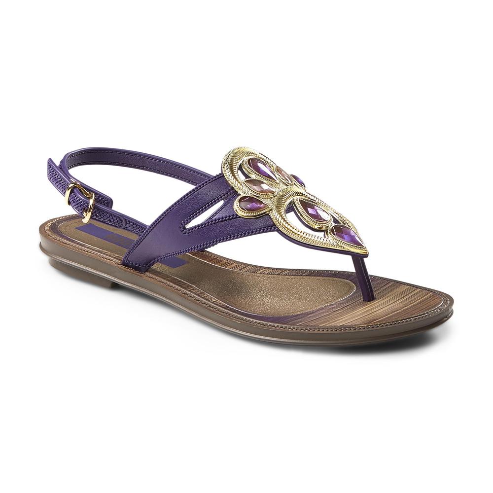 Women's Weston Purple Embellished Sandal