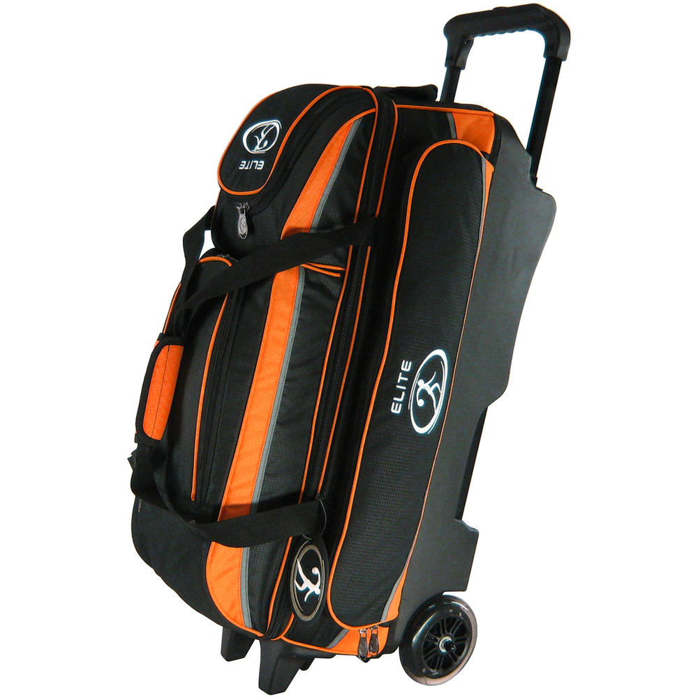 SE Triple Roller Orange Bowling Bag