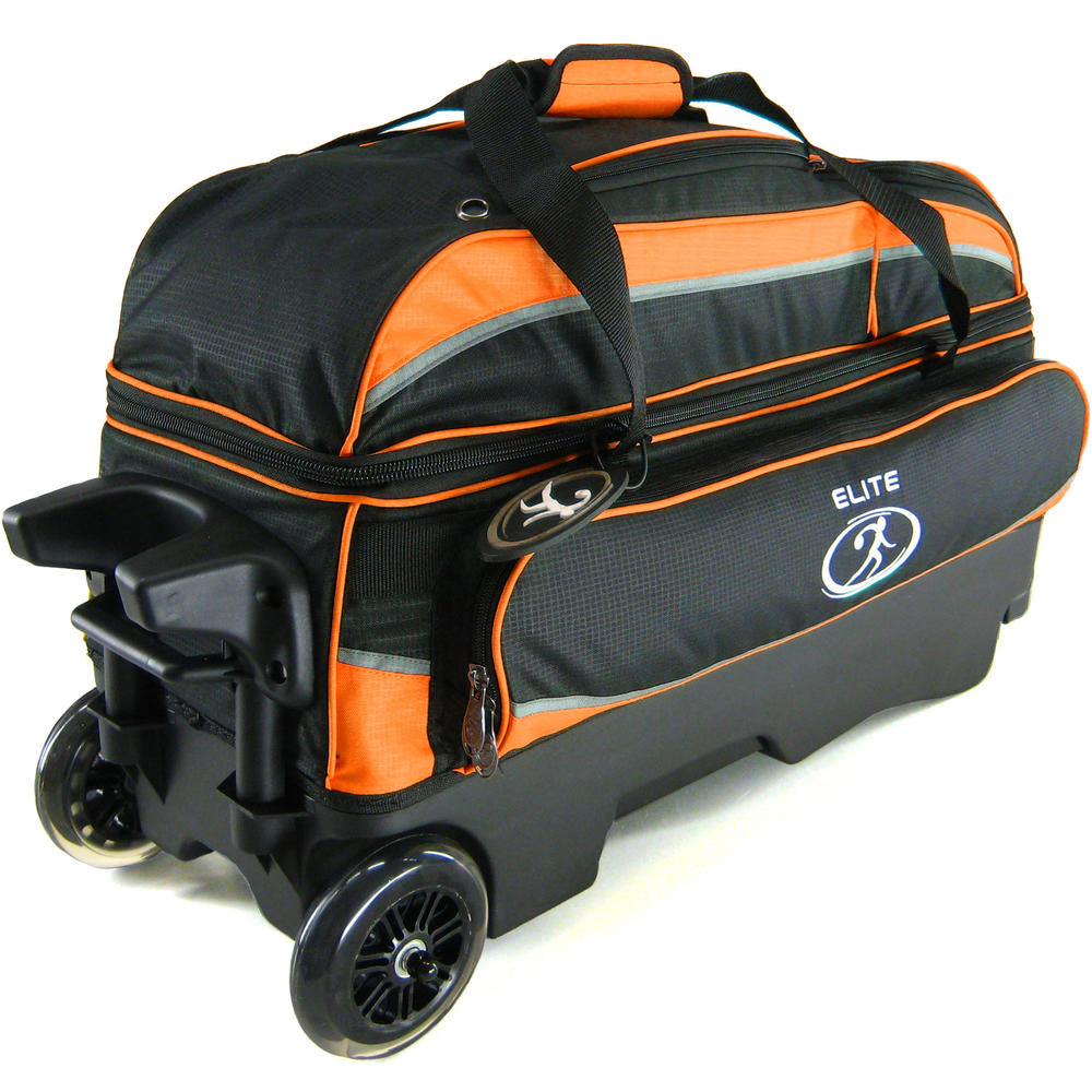 SE Triple Roller Orange Bowling Bag
