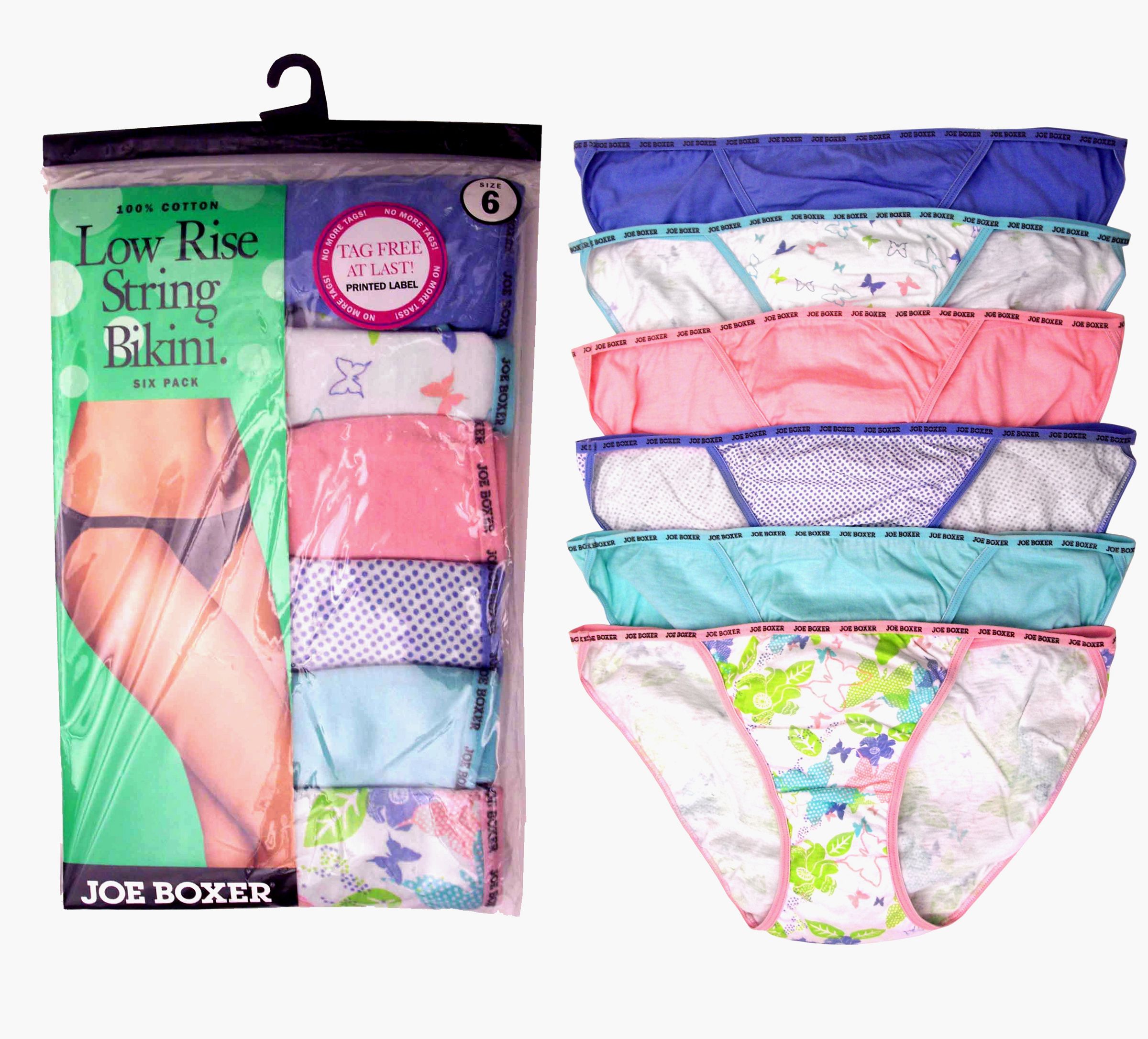 UPC 049183331693 Joe Boxer Women's 6pack Assorted LowRise String