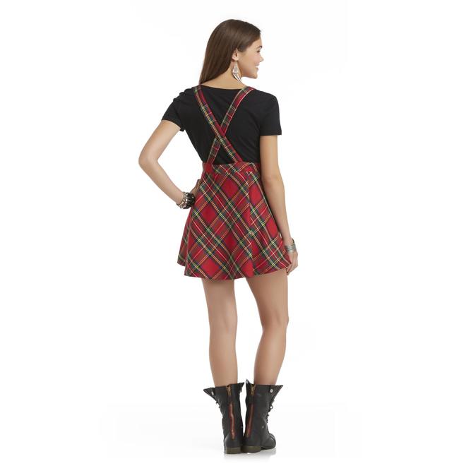 Bongo Junior's Bib Skirt Plaid