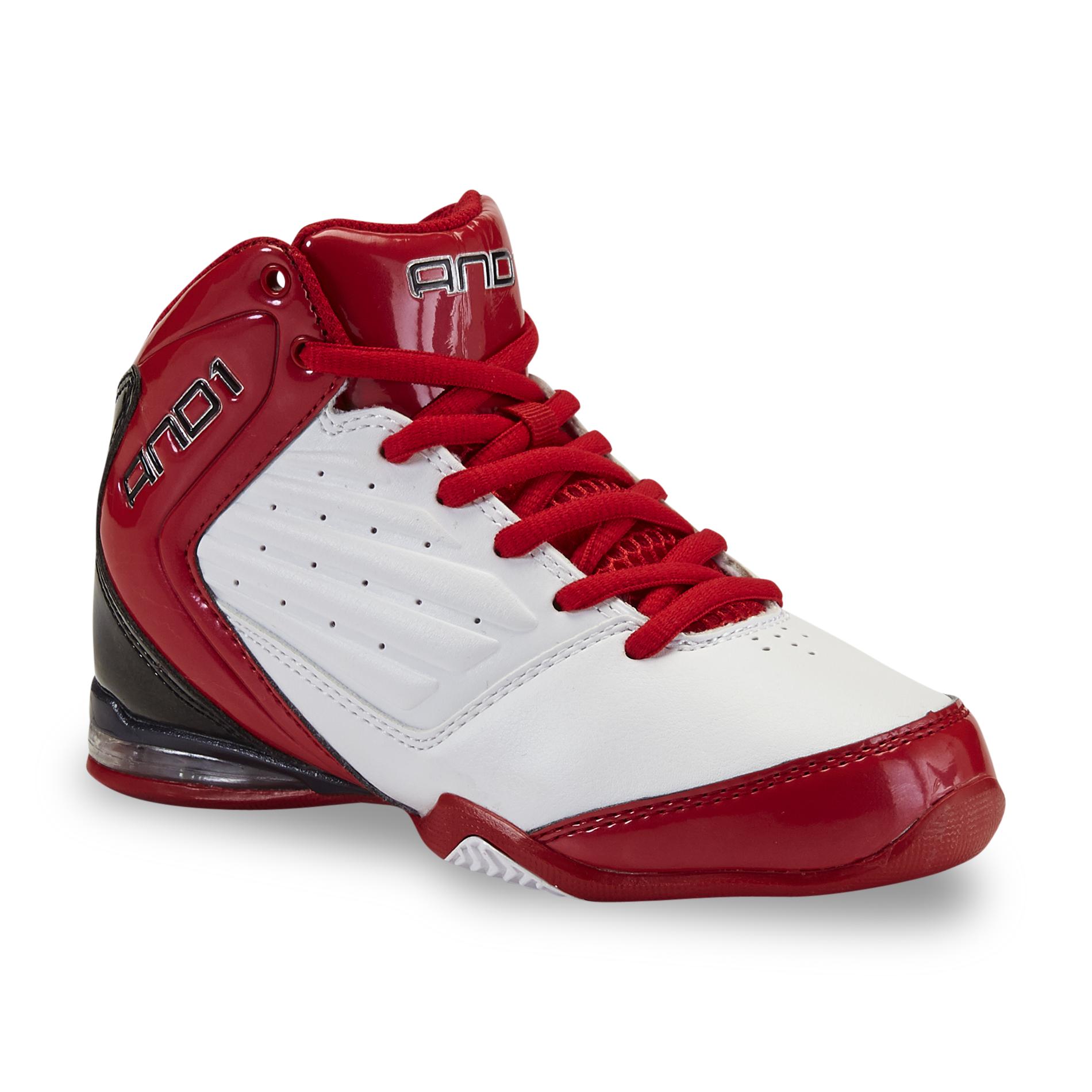 UPC 886524667635 product image for Boy's Master 2 Mid Red/White High-Top Basketball Shoe | upcitemdb.com
