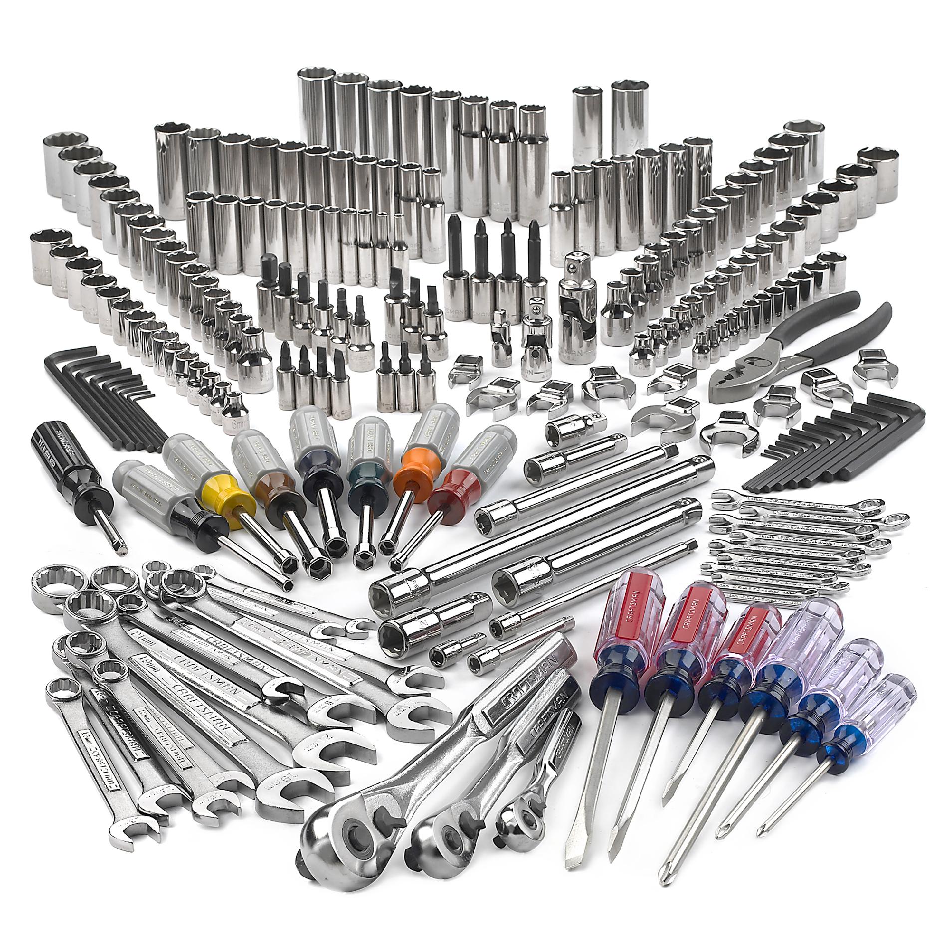 Craftsman D372540 215 Piece ALL METRIC Mechanics Tool Set Sears