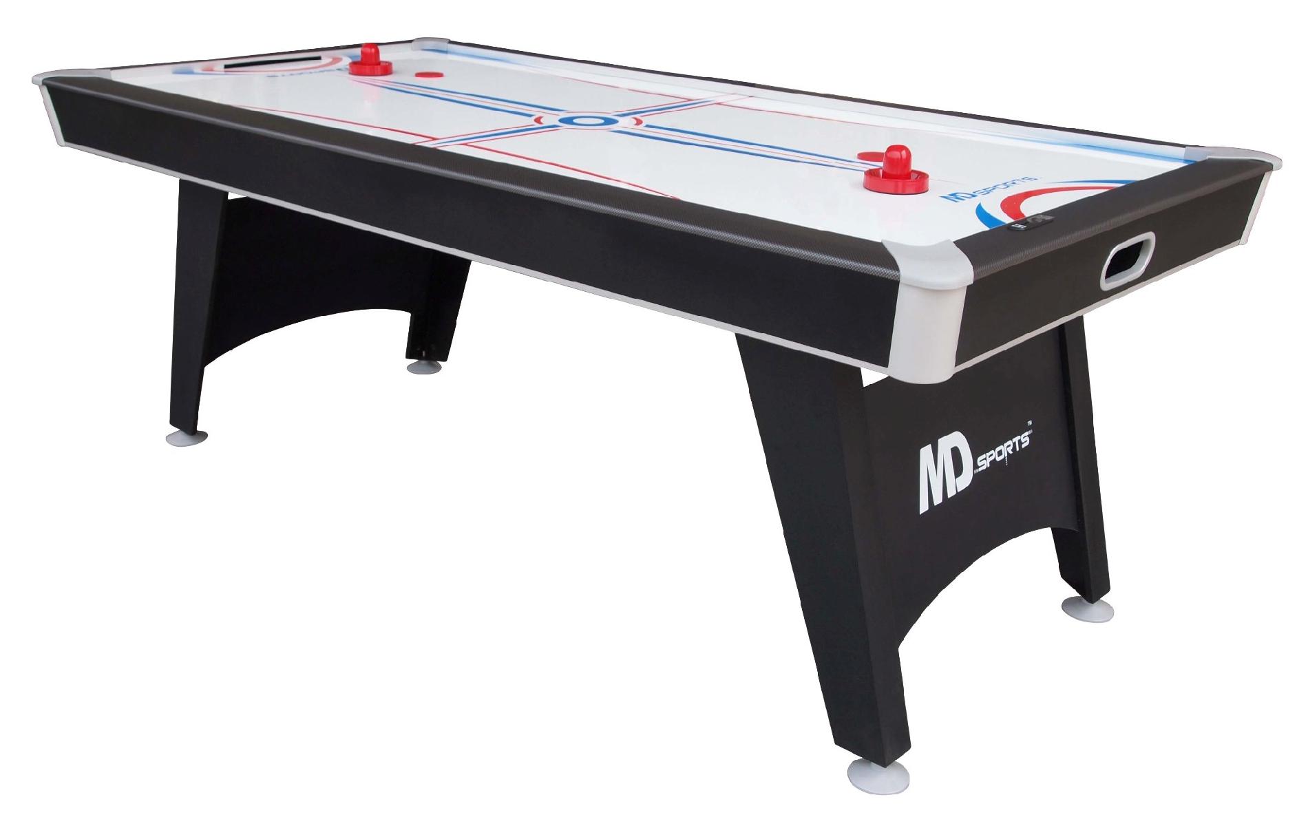 MD Sports 1418432 Tournament Cup 7 ft. Air Hockey Table with Bonus