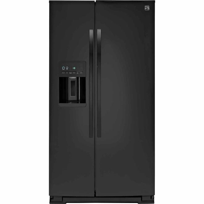 Kenmore 51789 21 cu. ft. CounterDepth SidebySide Refrigerator Black Sears Outlet