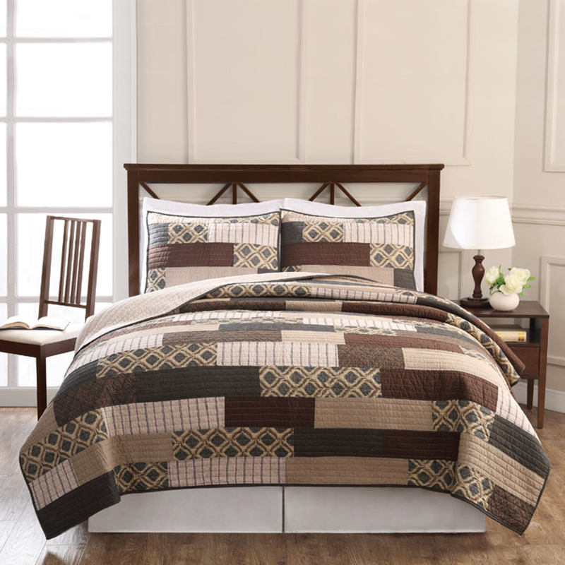 Arcadia Patchwork Quilt Set with Shams